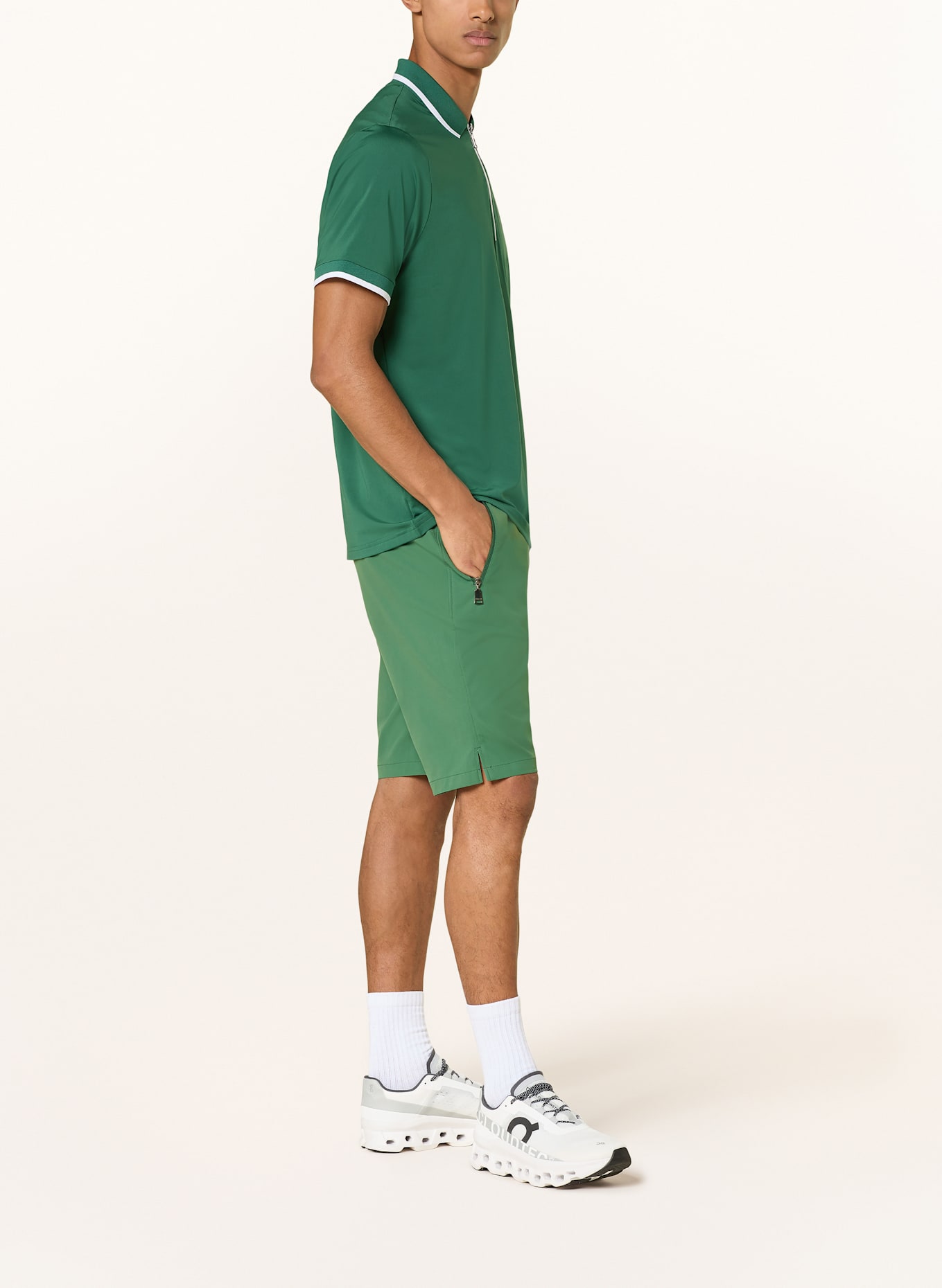 BOGNER GOSWIN golf shorts: GREEN