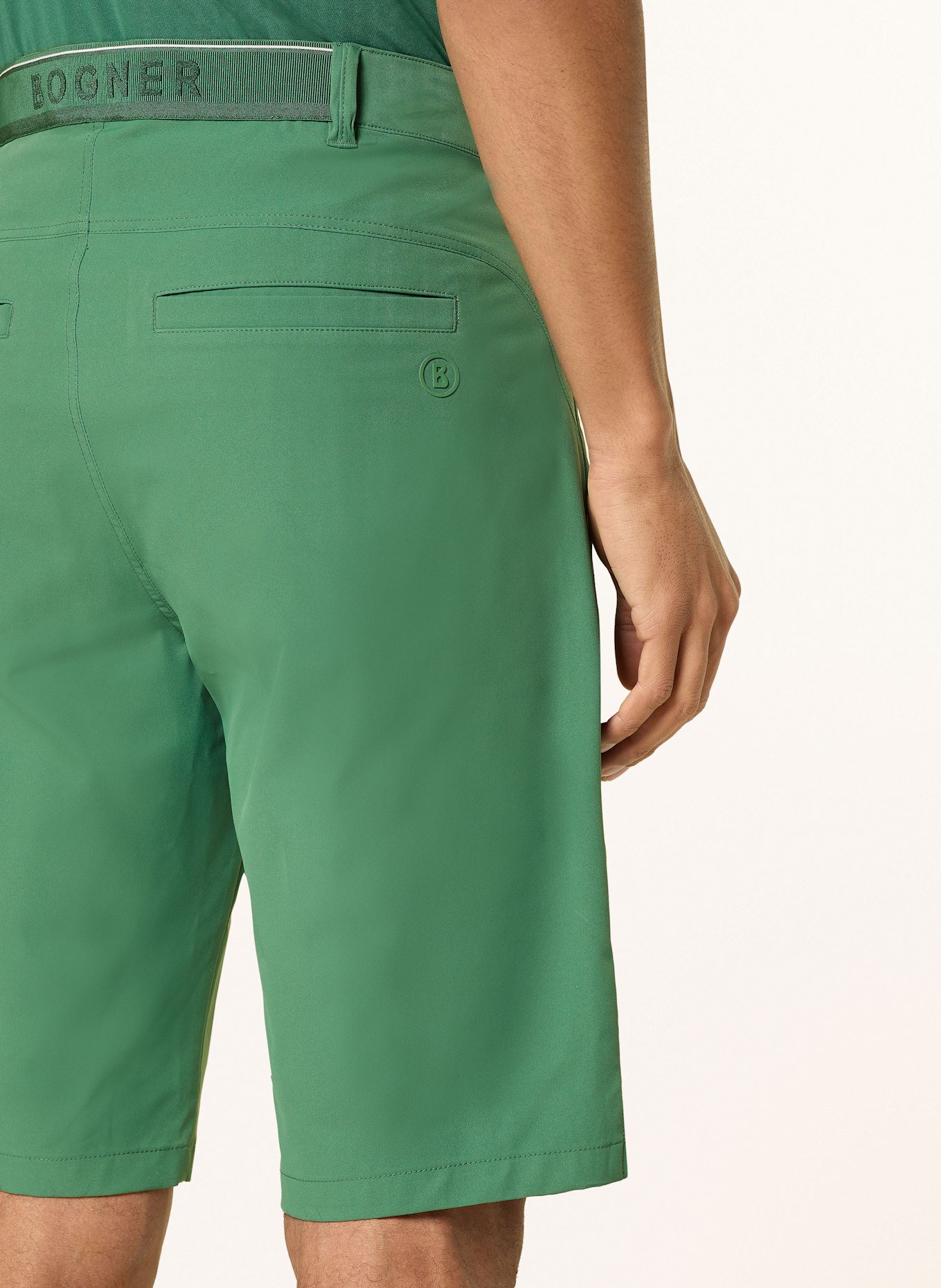 BOGNER GOSWIN golf shorts: GREEN