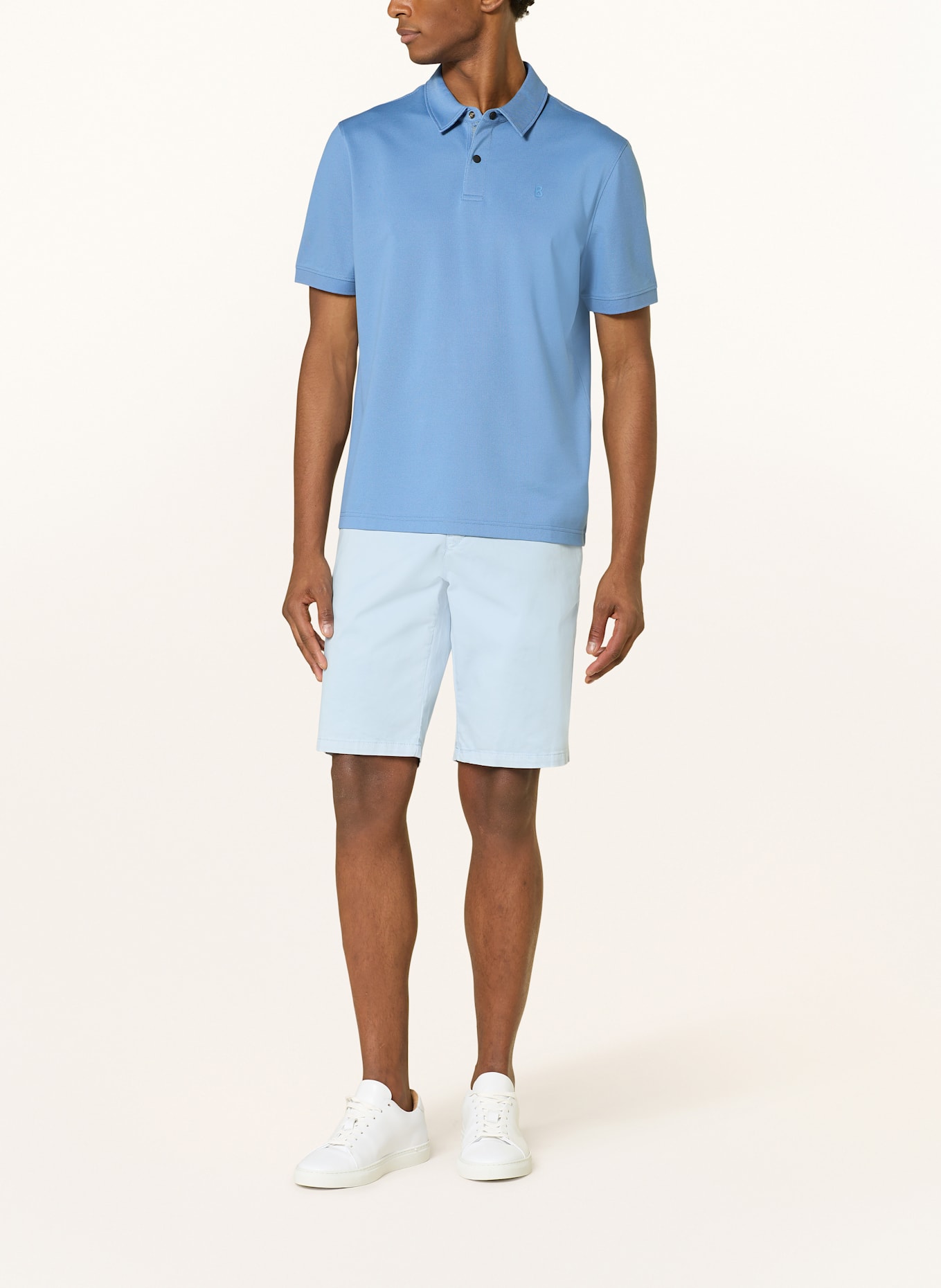 BOGNER Piqué polo shirt TIMO regular fit: BLUE