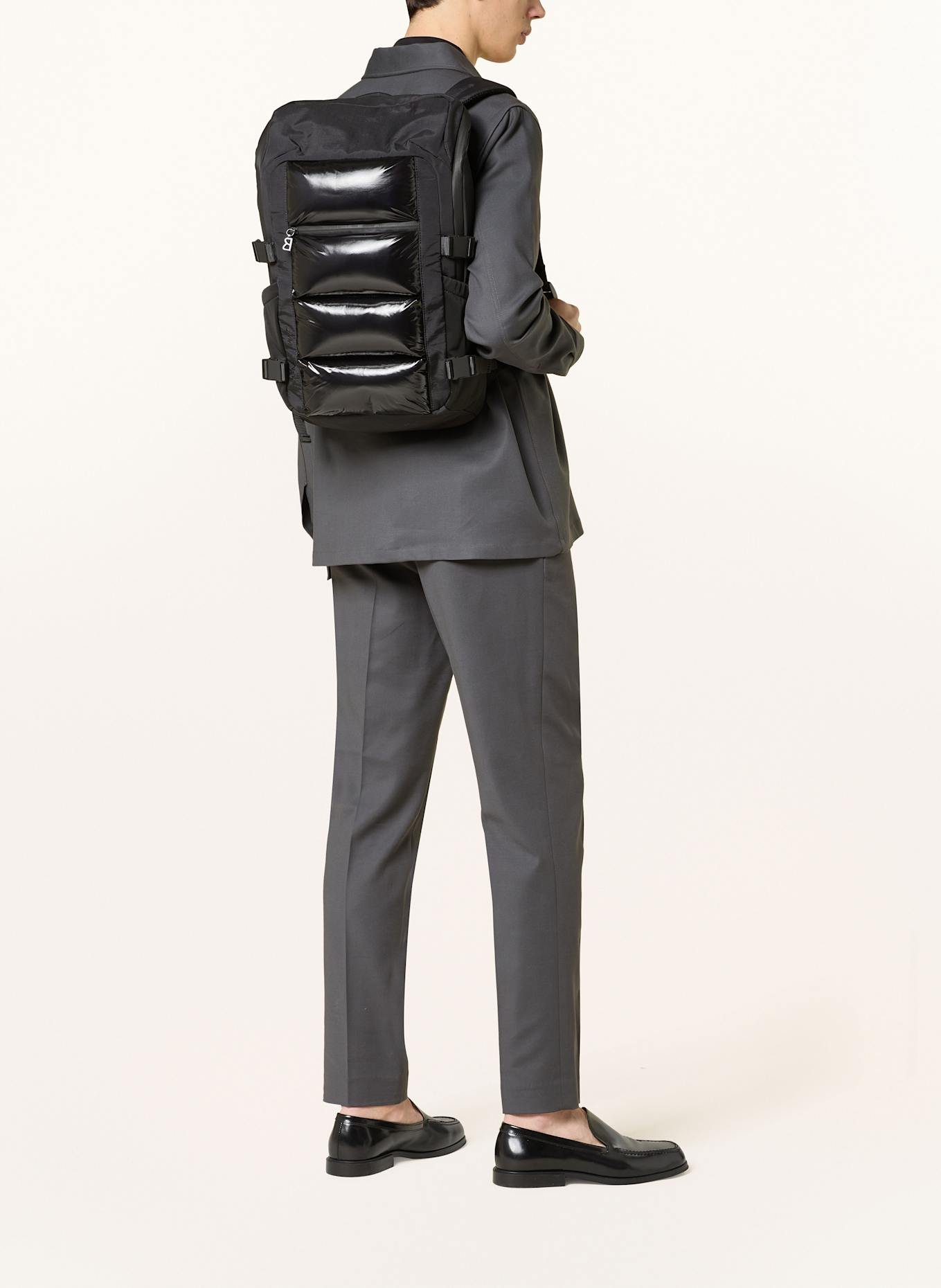 BOGNER LENNARD backpack with laptop compartment: BLACK