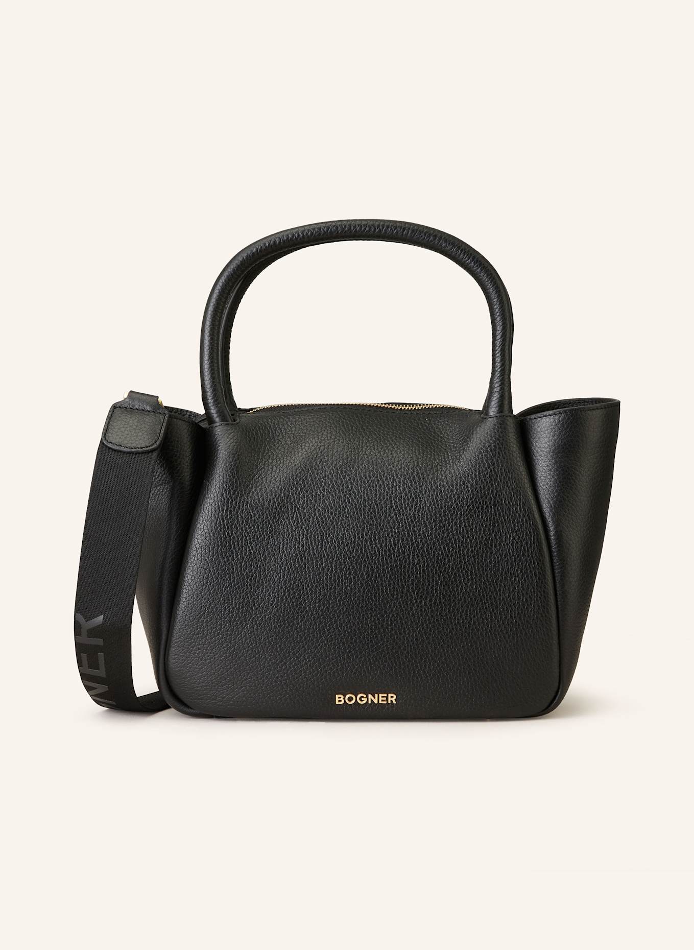 BOGNER Handtasche WALLIS RAJA: SCHWARZ