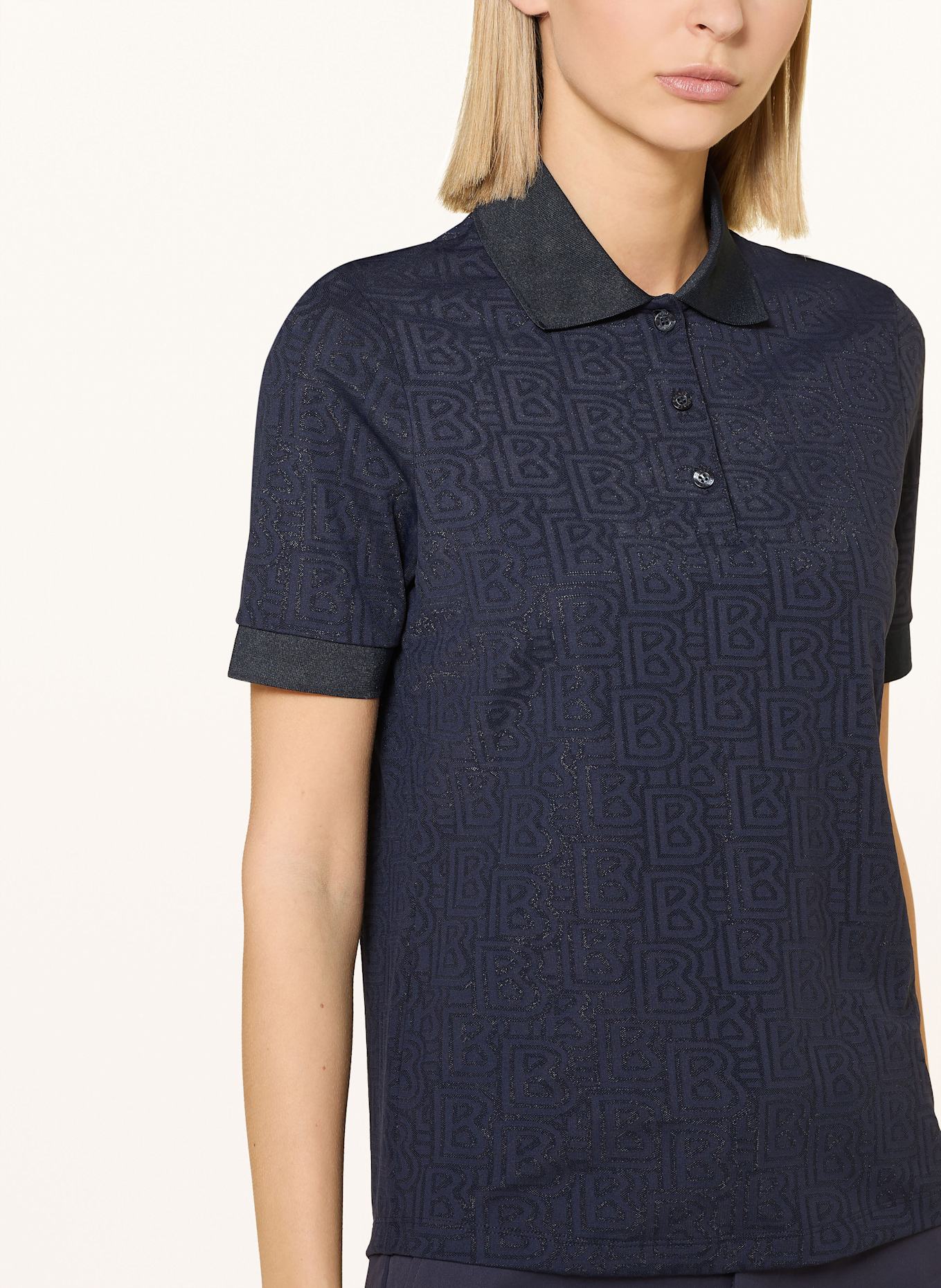 BOGNER Jersey-Poloshirt LARINA: DUNKELBLAU