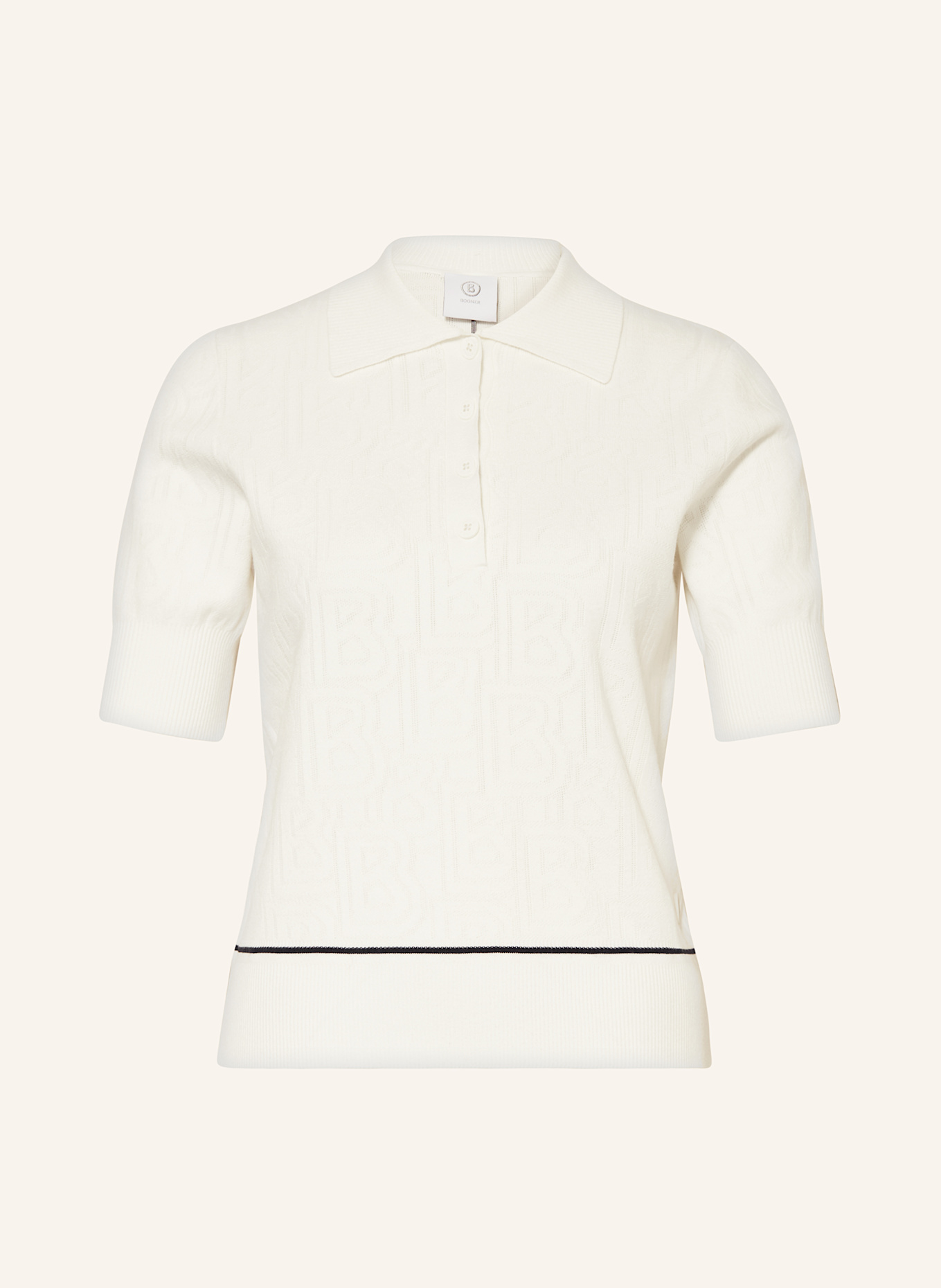 BOGNER Polo-Shirt: ECRU