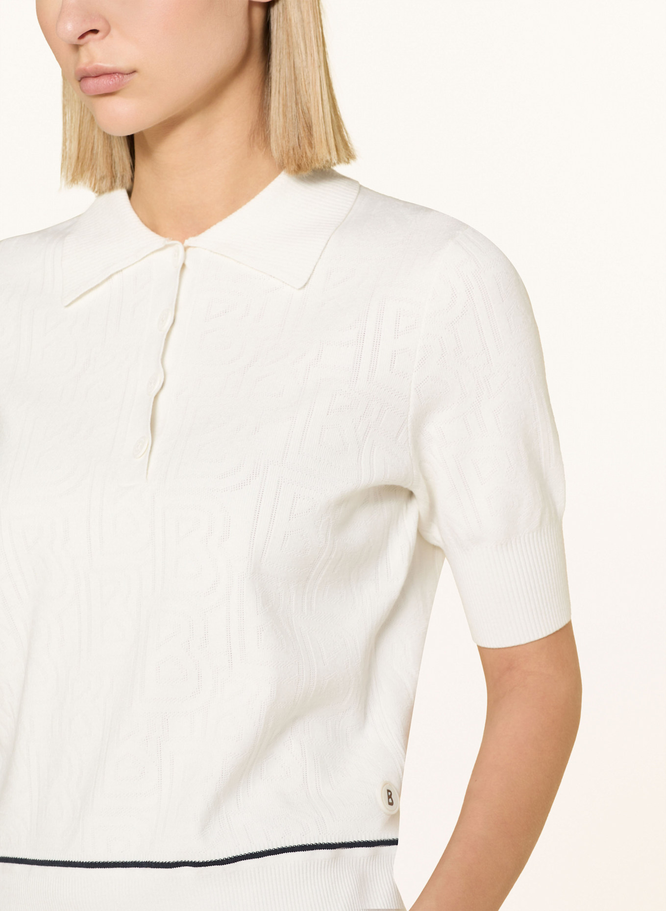 BOGNER Polo-Shirt: ECRU
