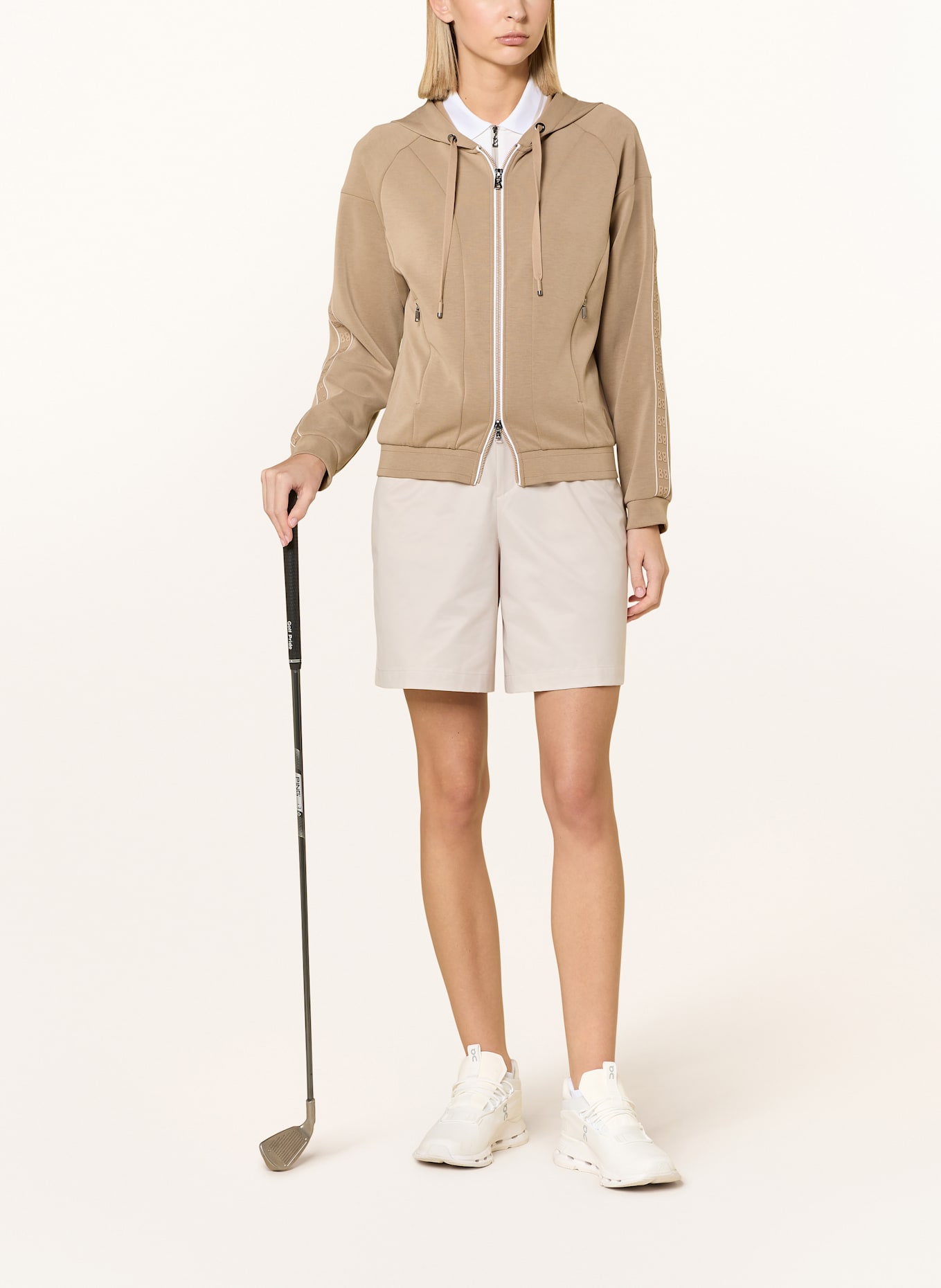 BOGNER Sweatjacke MARLENA: HELLBRAUN