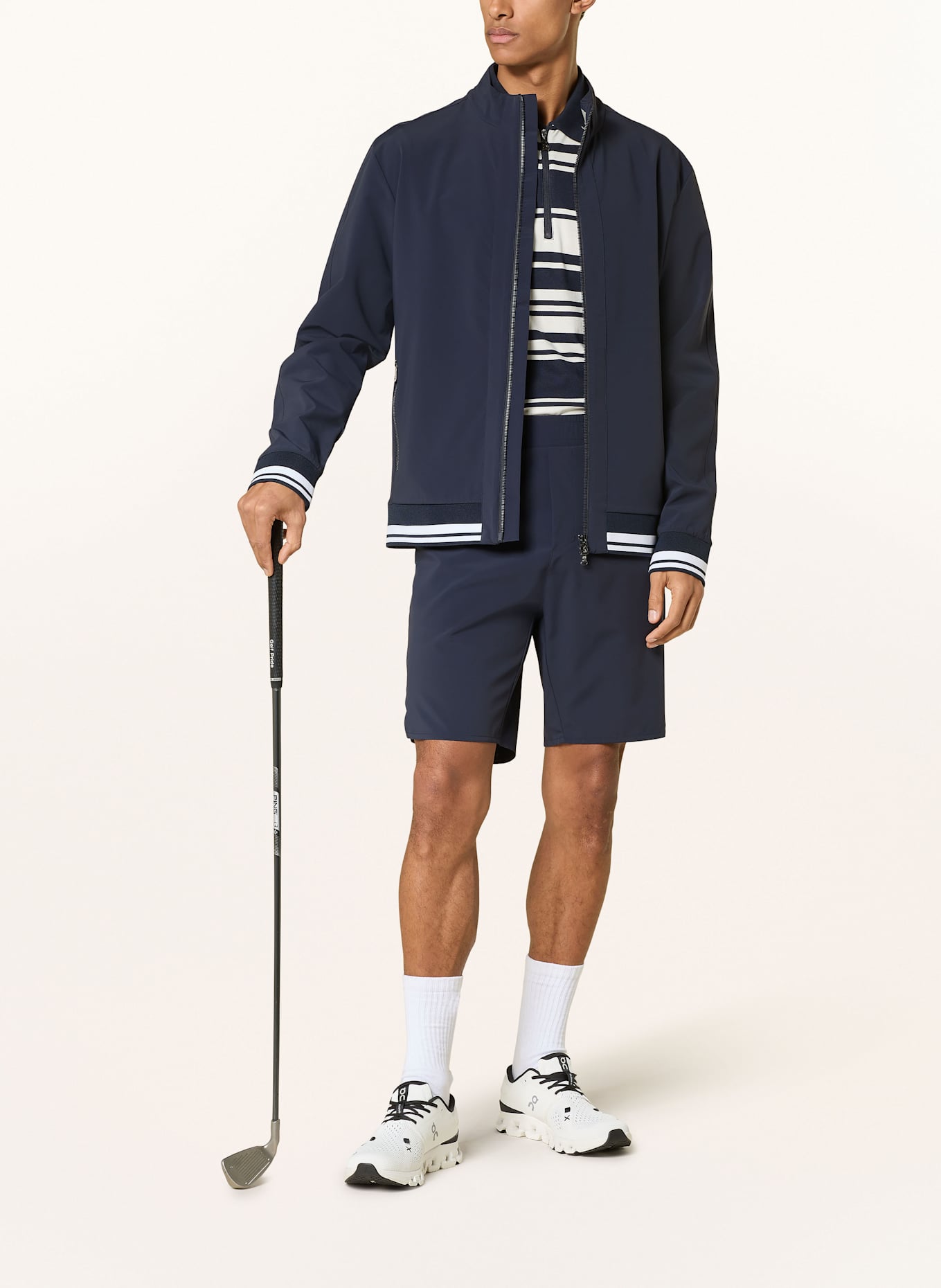 BOGNER Szorty golfowe VAREN: GRANATOWY