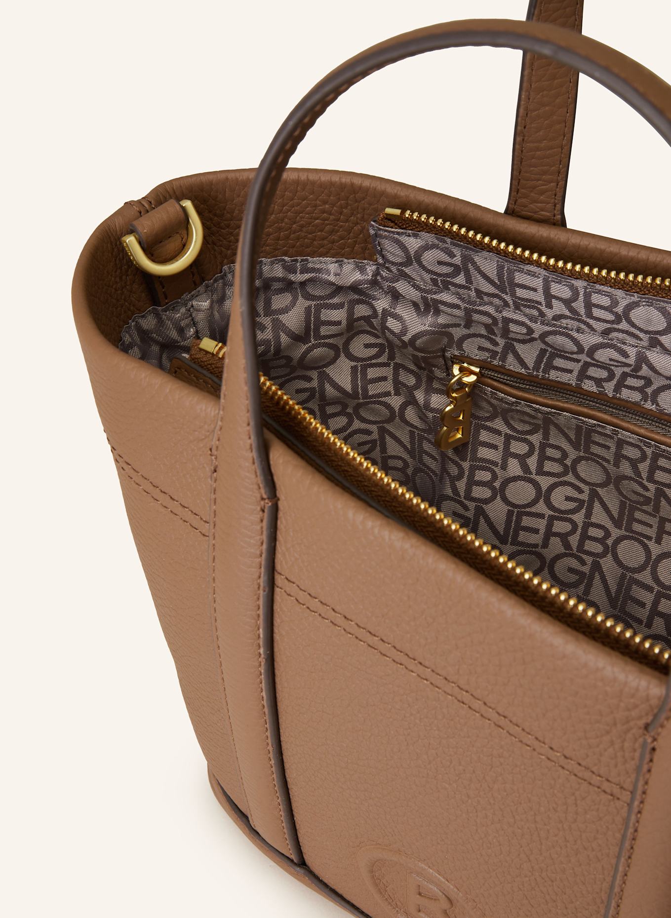 BOGNER Handtasche BOZEN ZETA: BRAUN