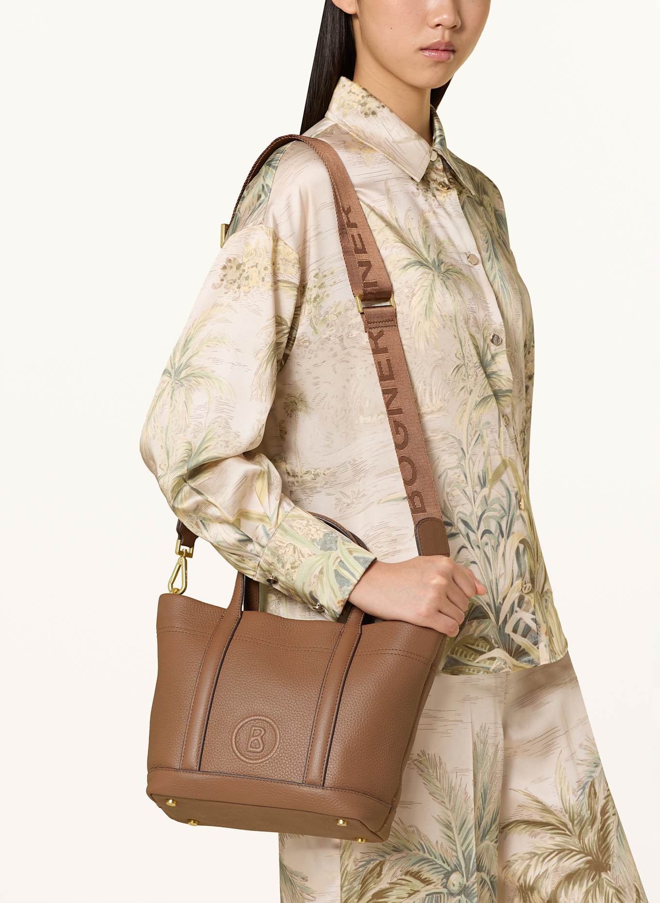 BOGNER Handtasche BOZEN ZETA: BRAUN