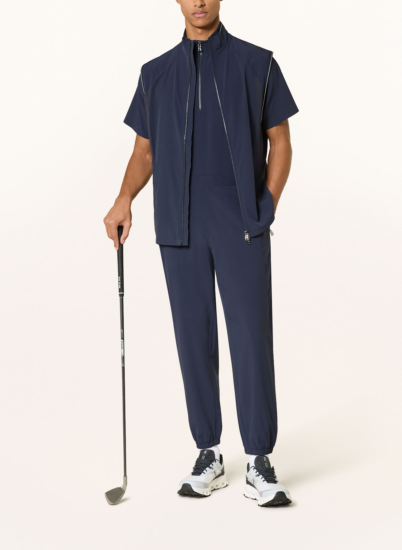 BOGNER Funktions-Poloshirt VAJK: DUNKELBLAU