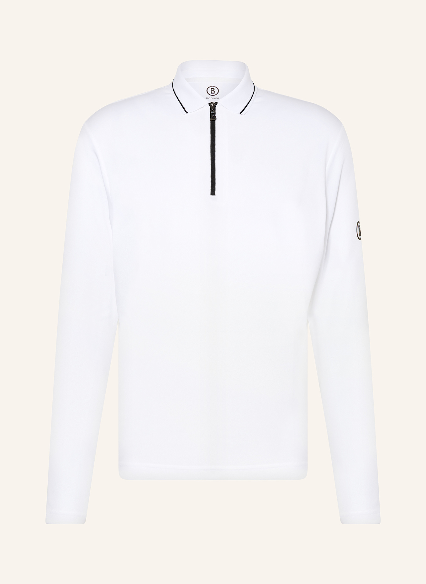 BOGNER Funkční polokošile JOSCH: KRÉMOVÁ