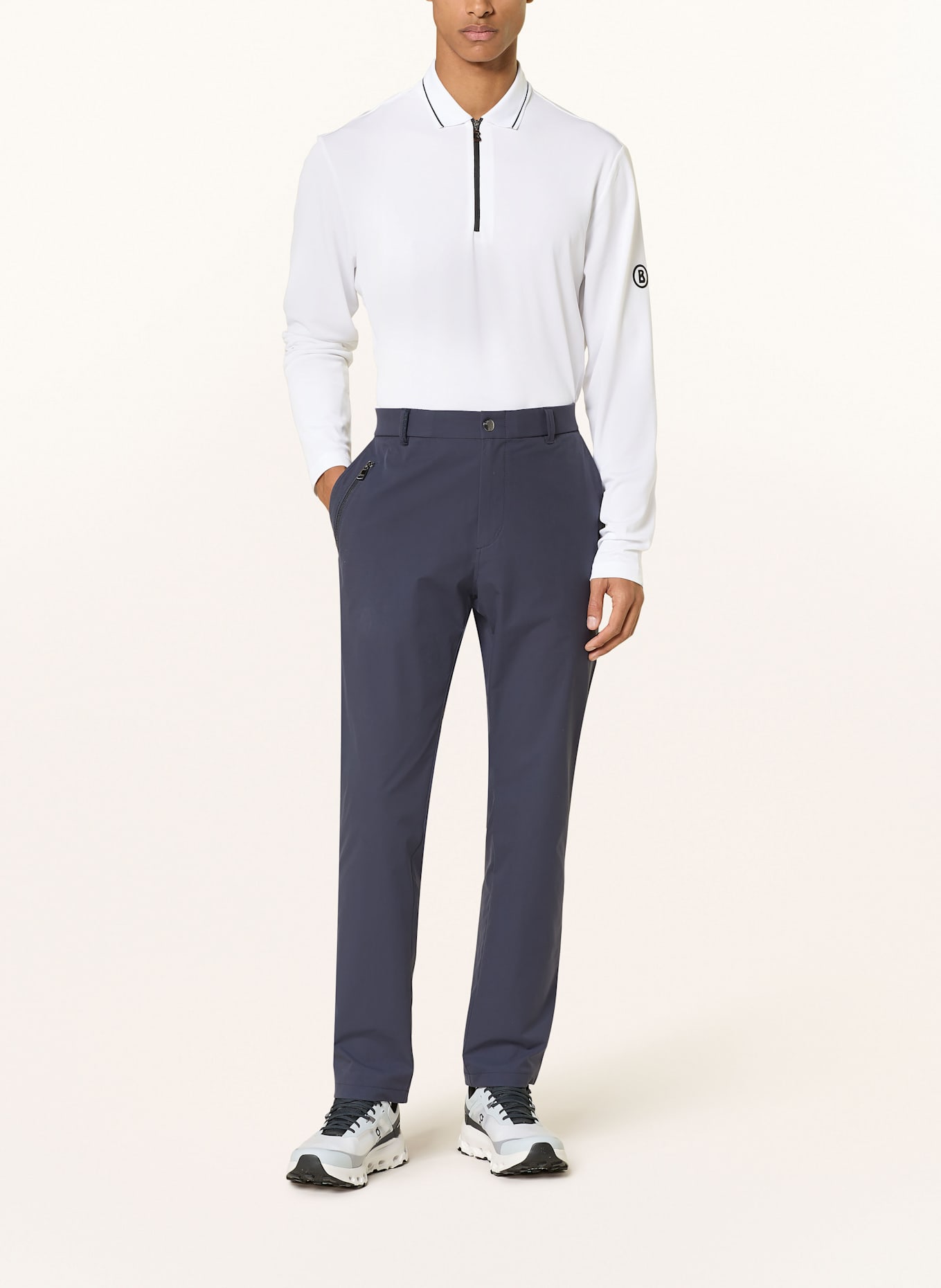 BOGNER Funkční polokošile JOSCH: KRÉMOVÁ