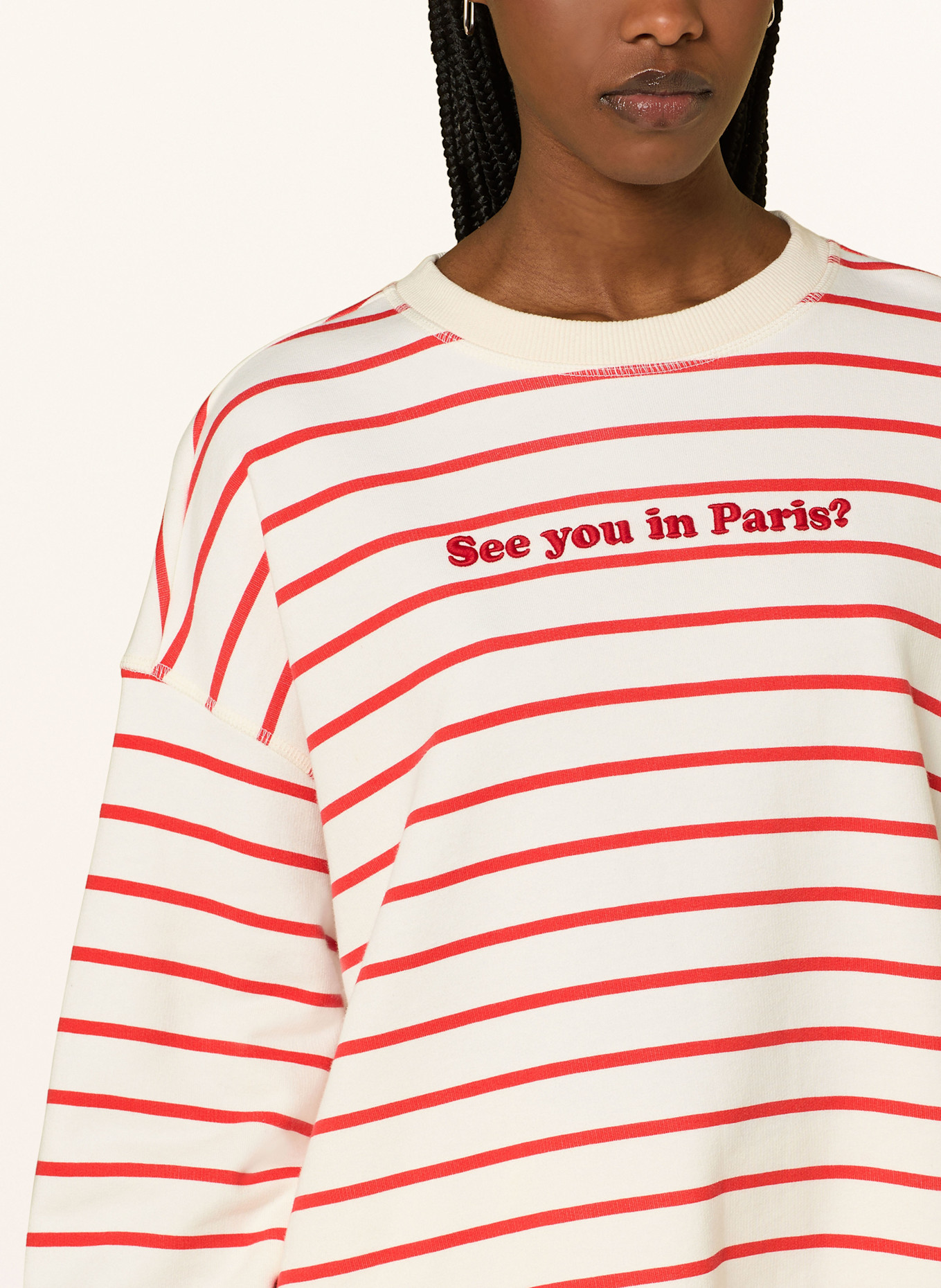 Smith & Soul Sweatshirt: WHITE / RED