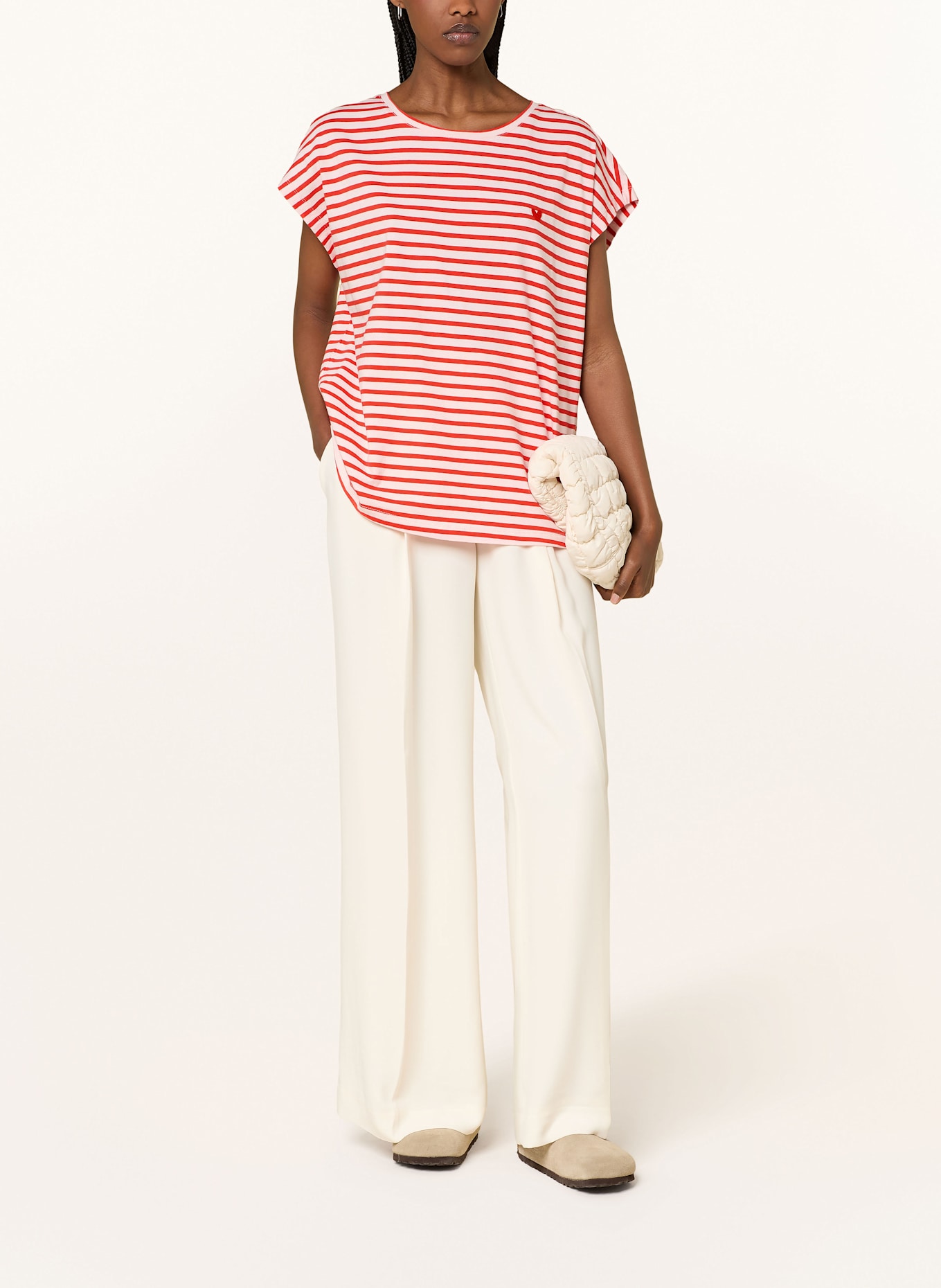 Smith & Soul Tričko: BÍLÁ / ČERVENÁ