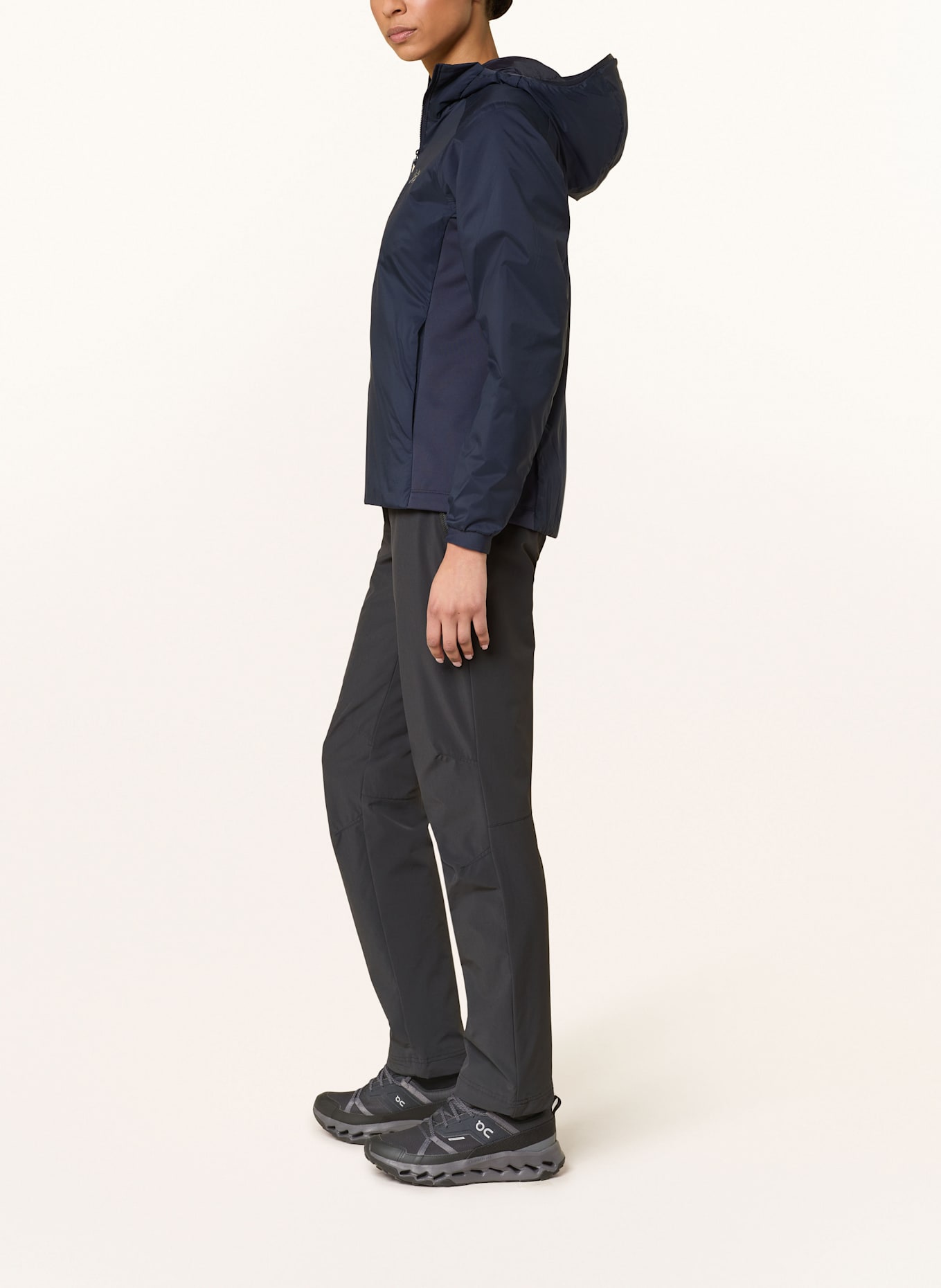 ARC'TERYX Funktionsjacke ATOM HOODY: DUNKELBLAU