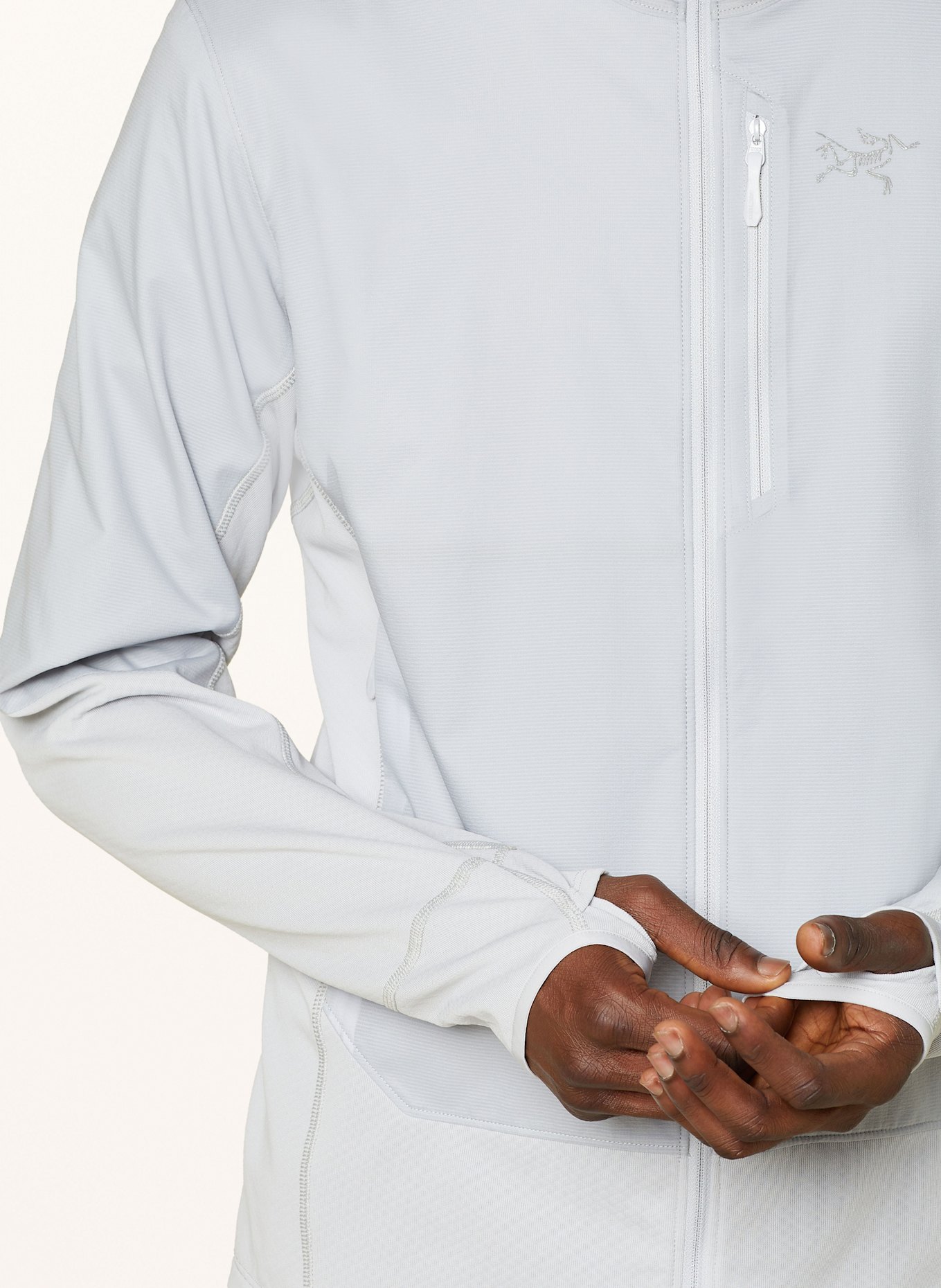 ARC'TERYX Kurtka jako warstwa środkowa KONSEAL HYBRID, Kolor: JASNOCZARY (Obrazek 6)