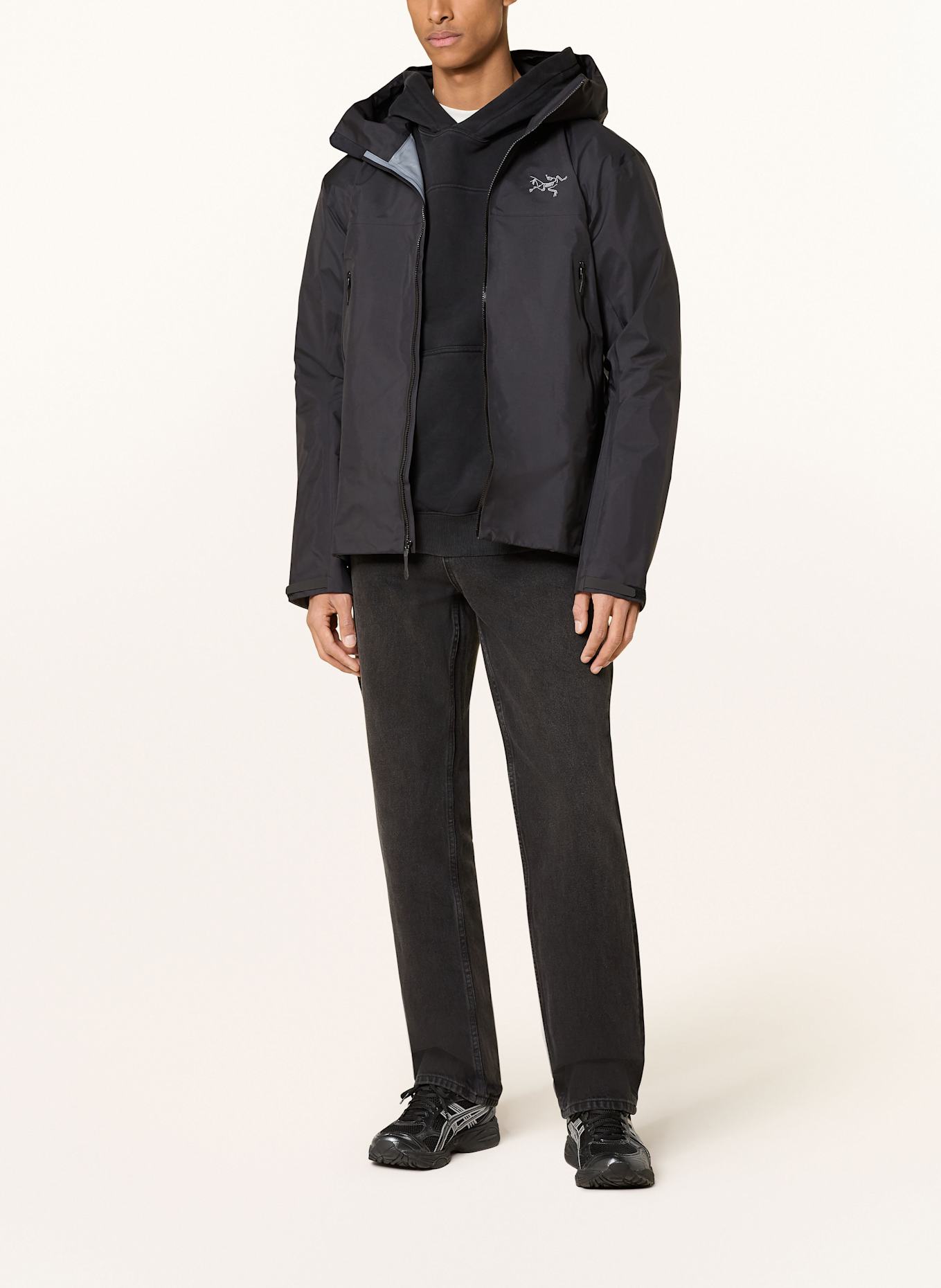 ARC'TERYX Hardshell-Jacke BETA SL: SCHWARZ