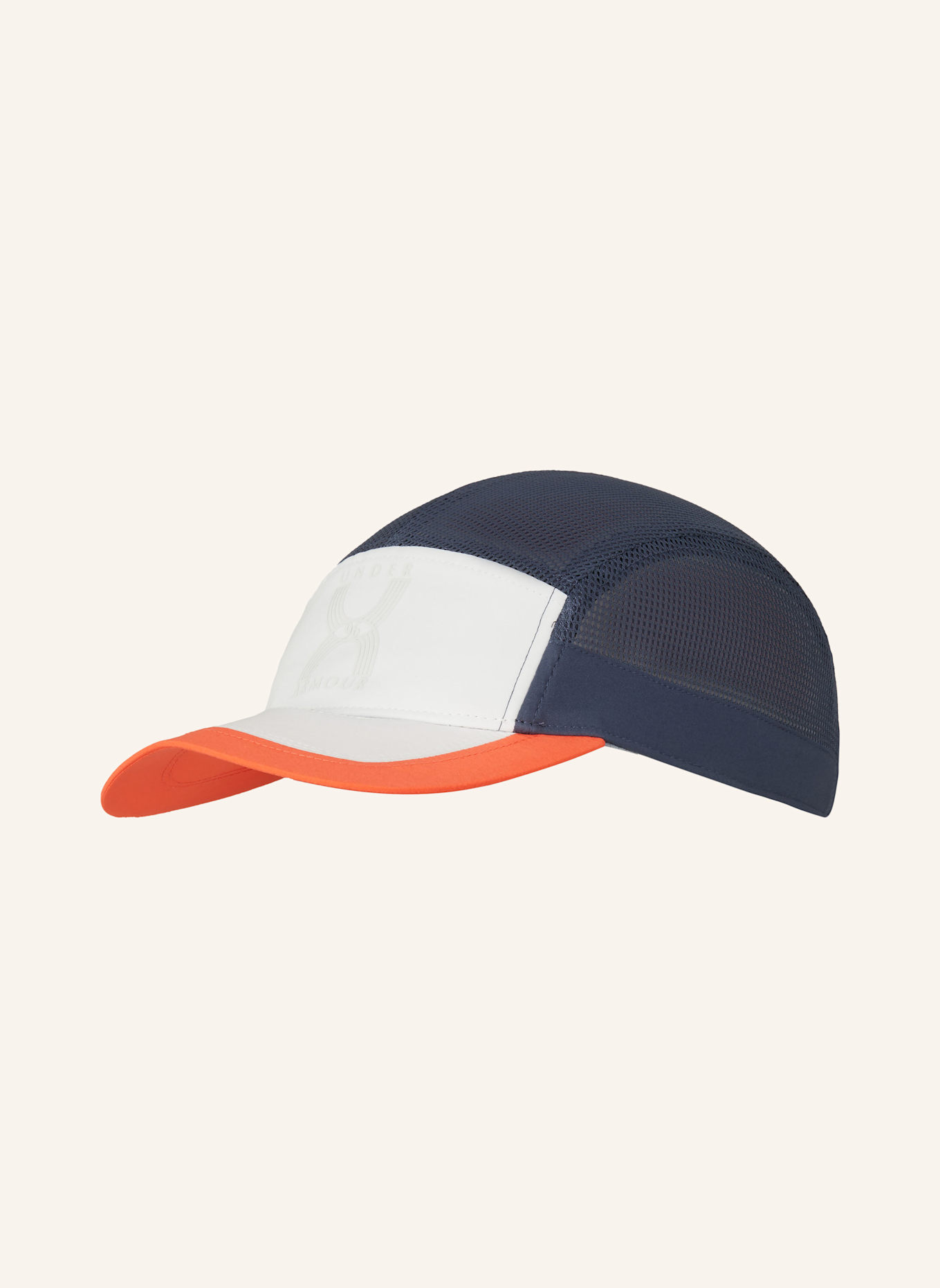 UNDER ARMOUR Cap UA ISOCHILL LAUNCH: BLUE GRAY / CREAM / ORANGE