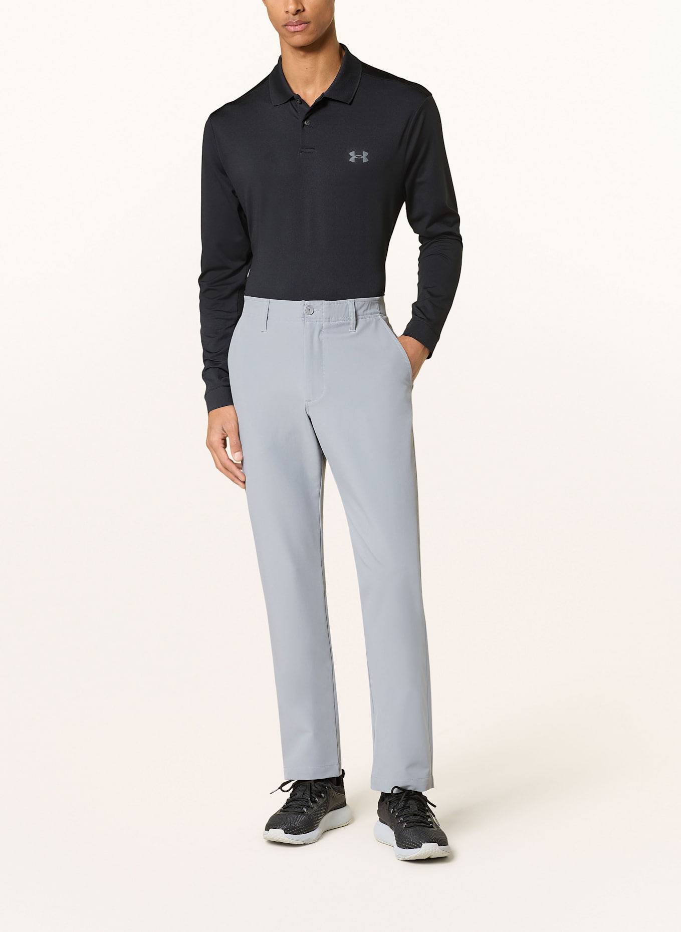 UNDER Woven armour Golfhose UA DRIVE, Farbe: HELLGRAU (Bild 2)