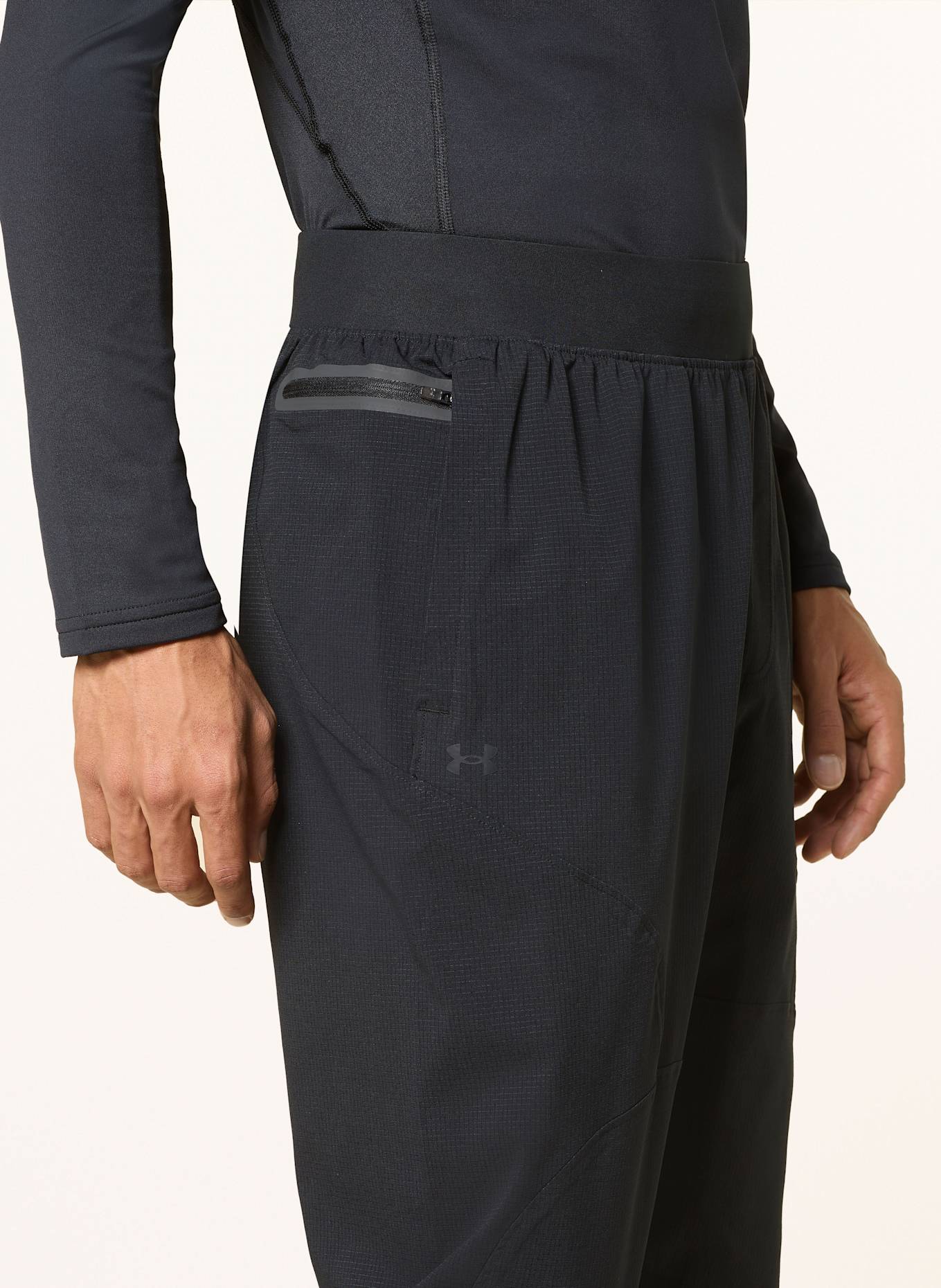 UNDER New armour Training pants UA UNSTOPPABLE, Color: BLACK (Image 6)