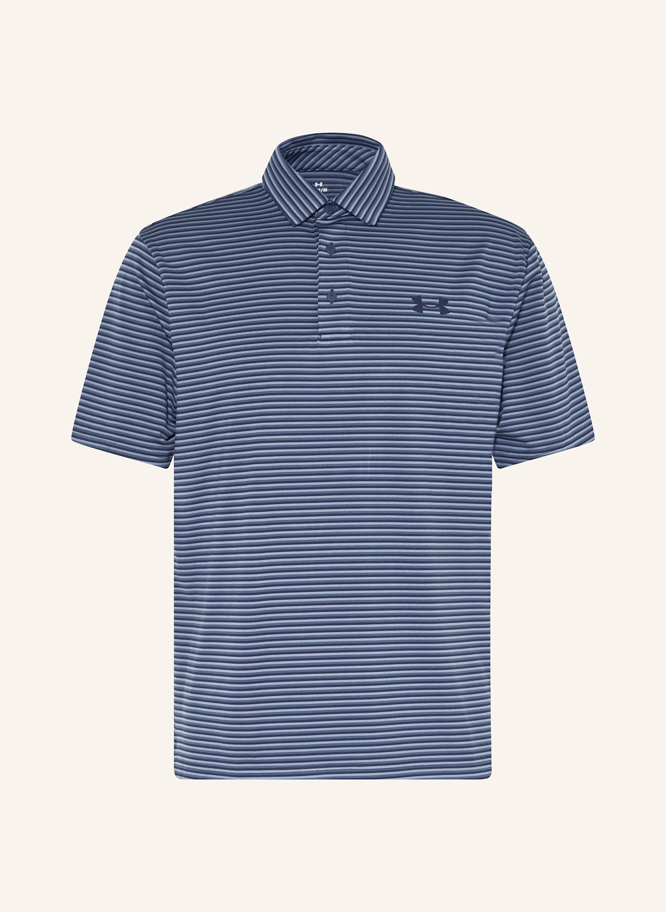 UNDER Project armour Functional polo shirt UA PLAYOFF 3.0: DARK BLUE/ BLUE/ BLUE GRAY