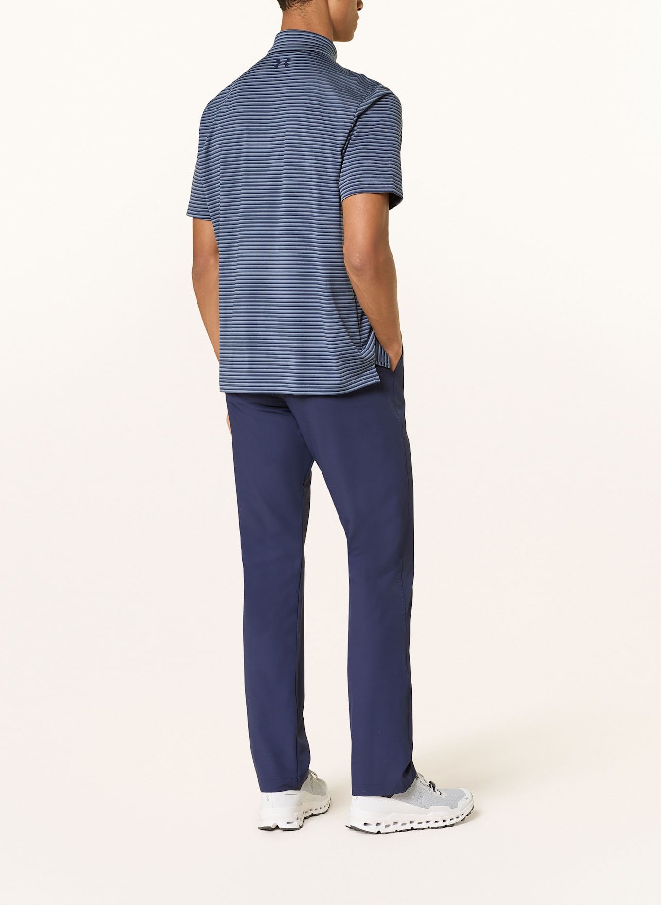 UNDER Project armour Functional polo shirt UA PLAYOFF 3.0: DARK BLUE/ BLUE/ BLUE GRAY