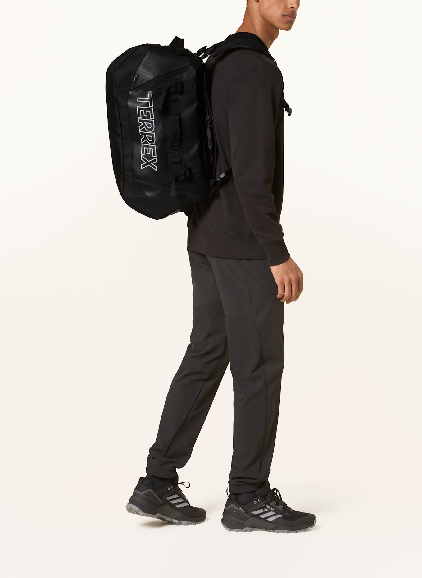 adidas TERREX Sporttasche TERREX RAIN.RDY EXPEDITION DUFFLE BAG S - 50 L: SCHWARZ / WEISS