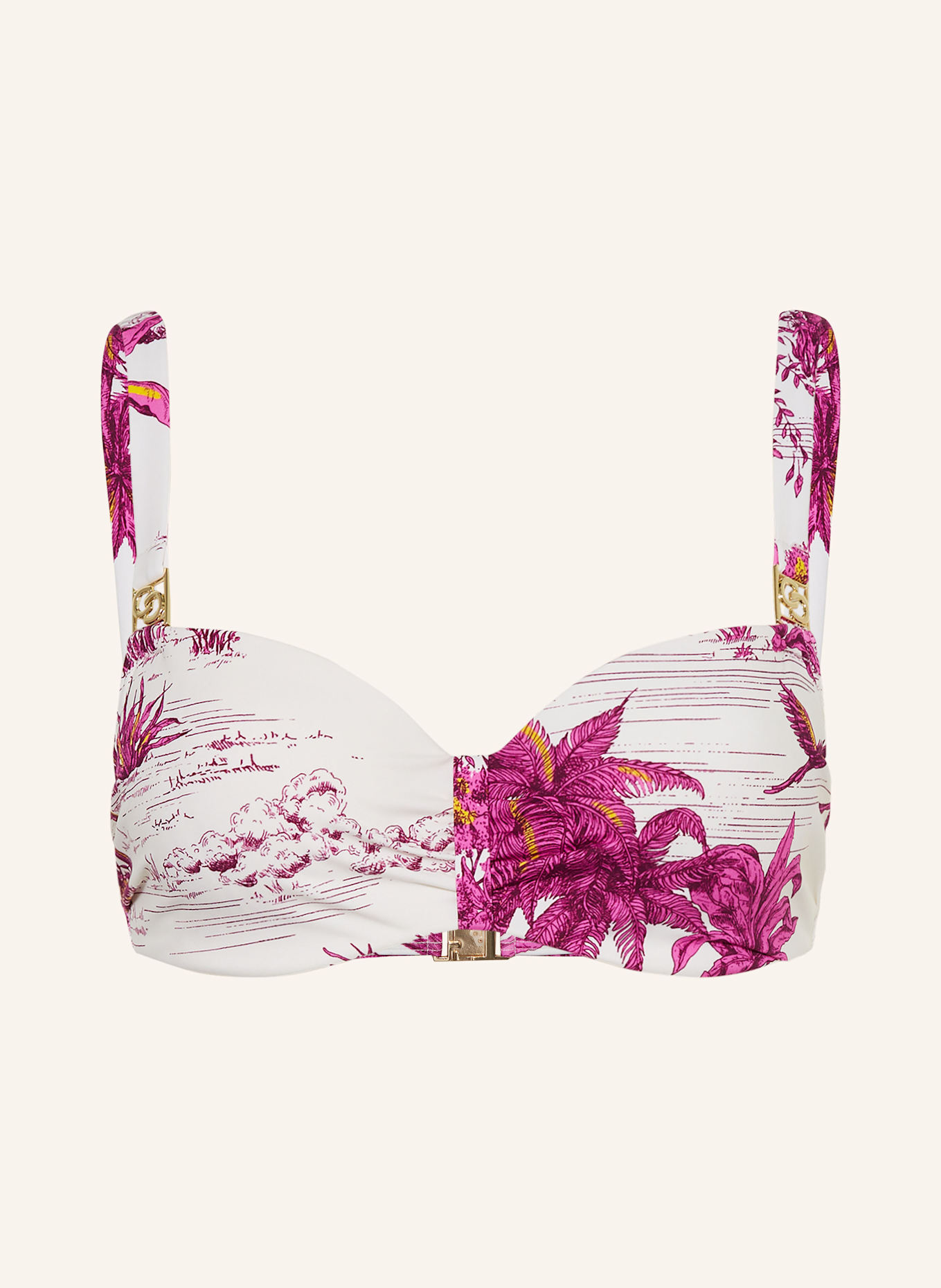 CHANTELLE Underwired bikini top SAUVAGE, Color: All help topics (Image 1)