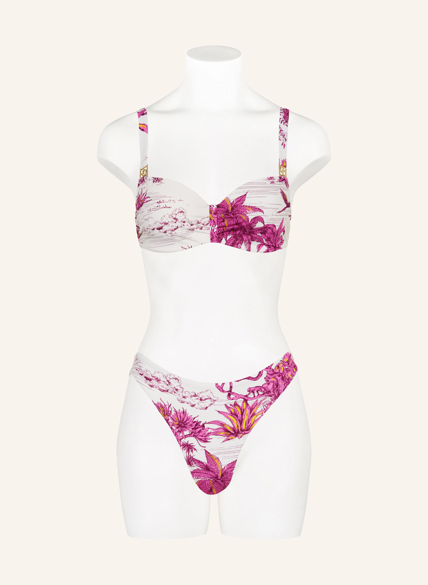 CHANTELLE Underwired bikini top SAUVAGE, Color: All help topics (Image 2)