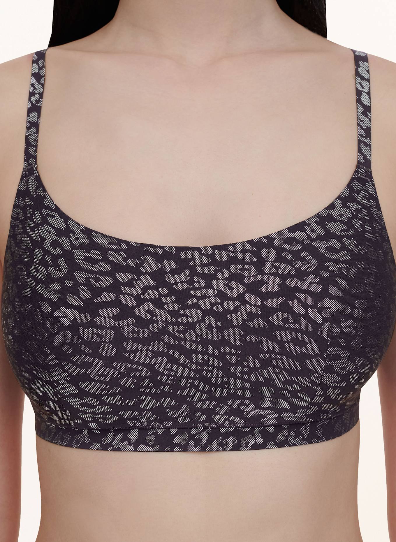 CHANTELLE Gorset SOFTSTRETCH: GRANATOWY / SREBRNY