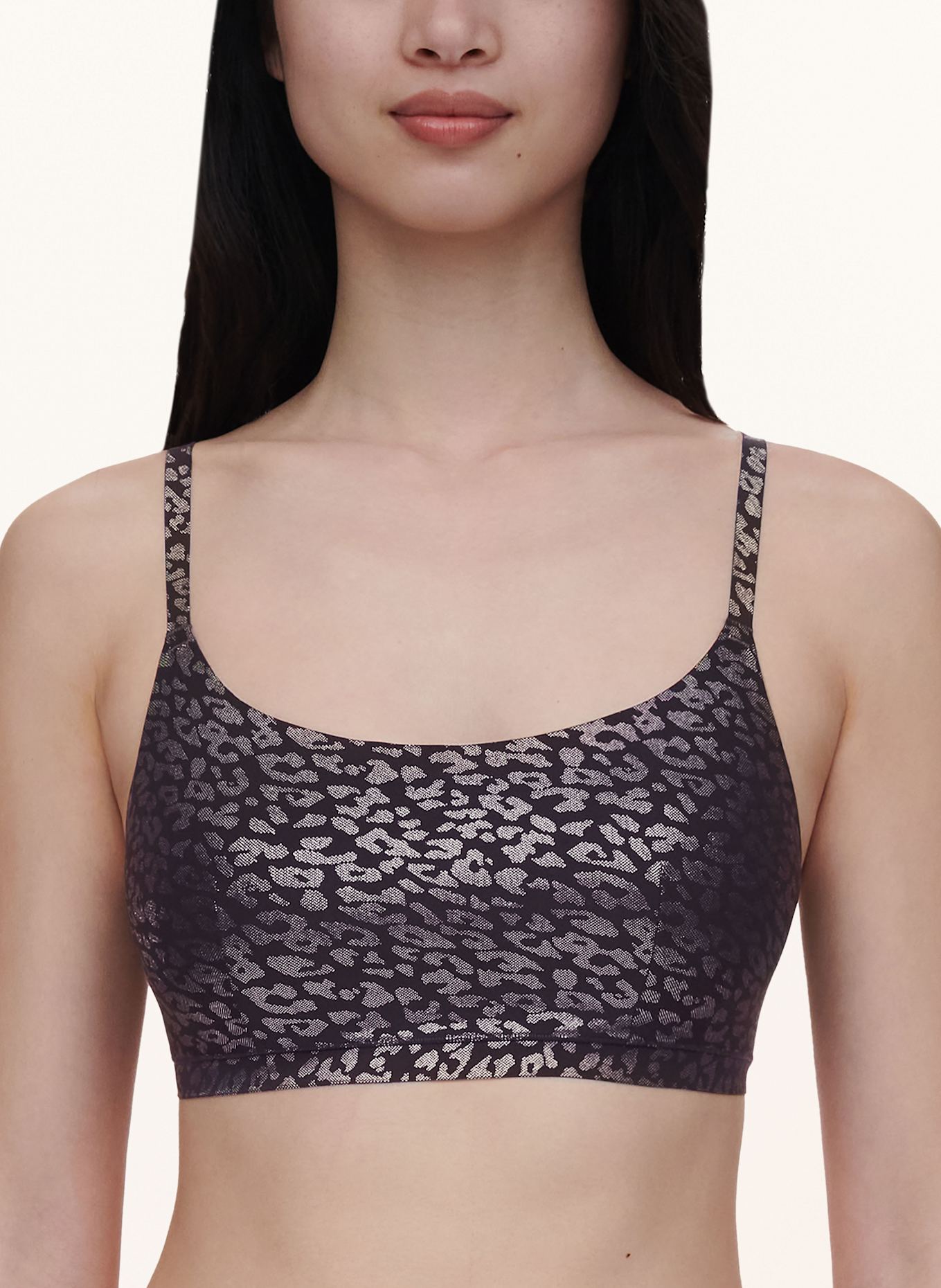 CHANTELLE Gorset SOFTSTRETCH: GRANATOWY / SREBRNY