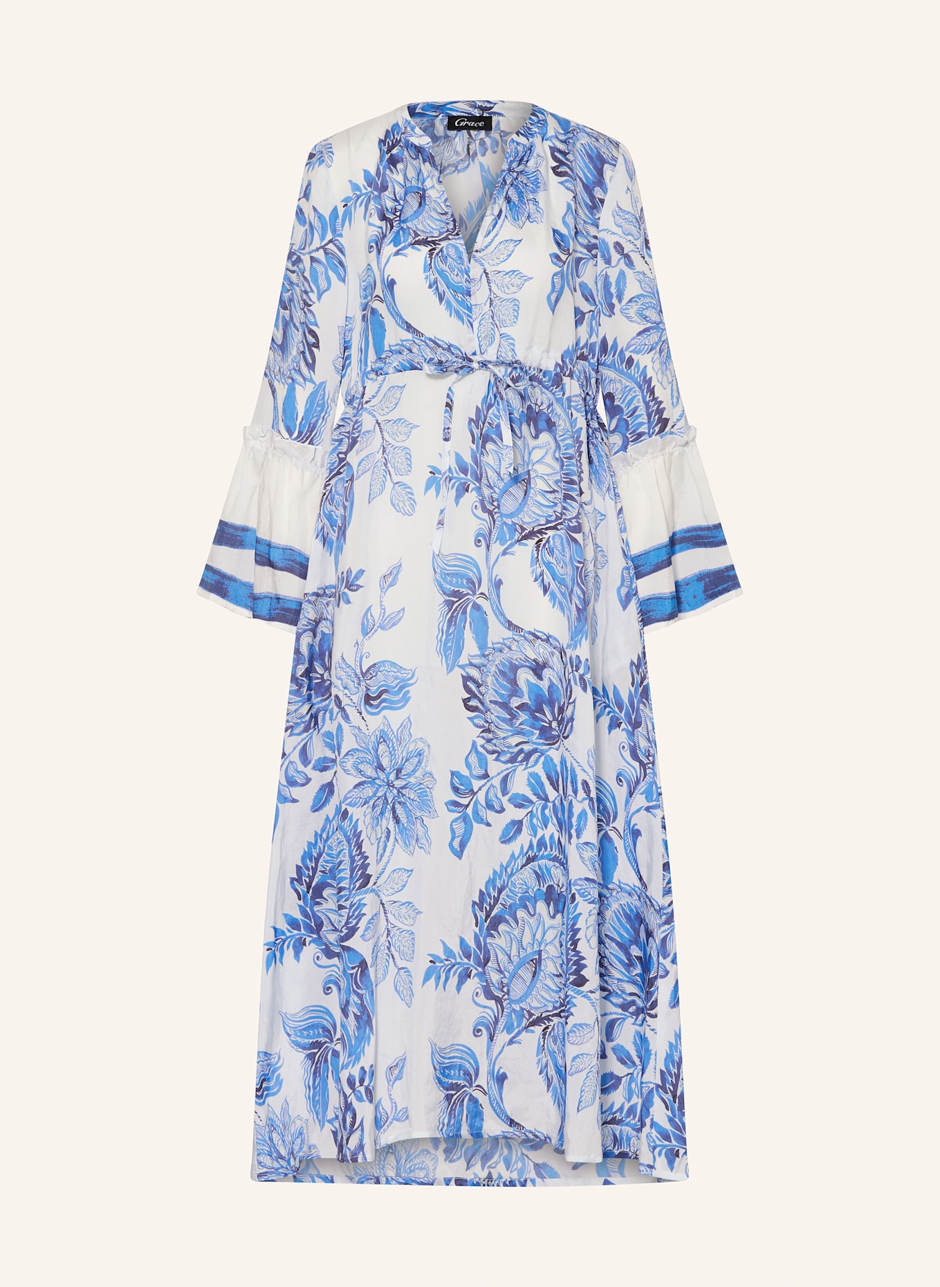 Grace Kleid: WEISS / BLAU