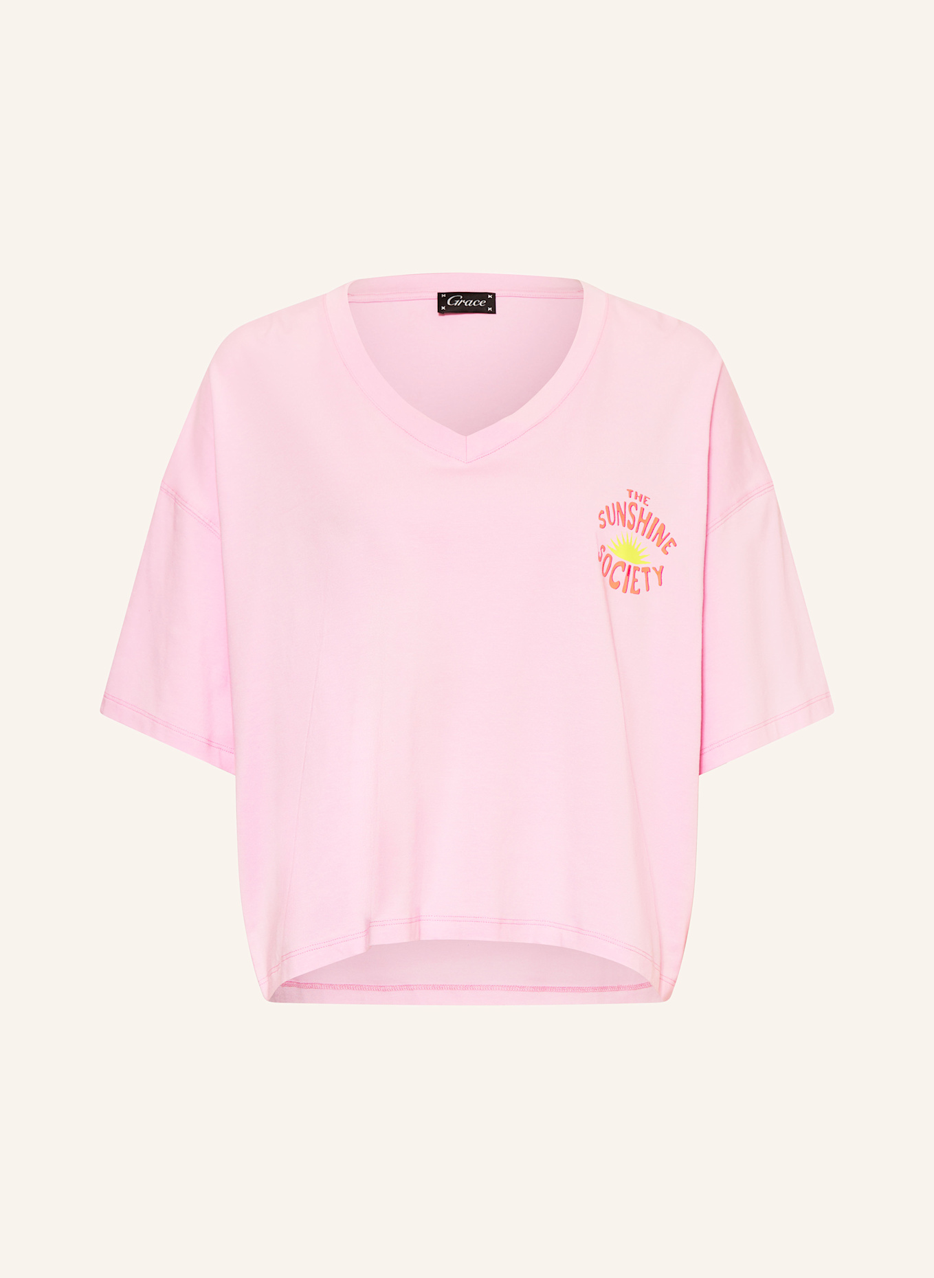 Grace T-shirt with sequins: PINK