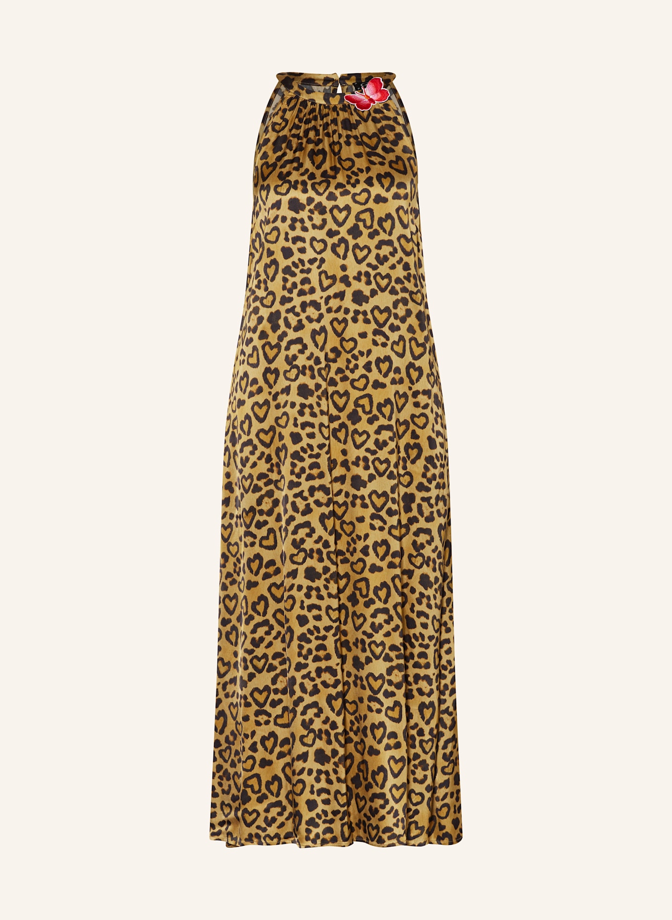 Grace Šaty ze saténu: HNĚDÁ / TMAVĚ HNĚDÁ