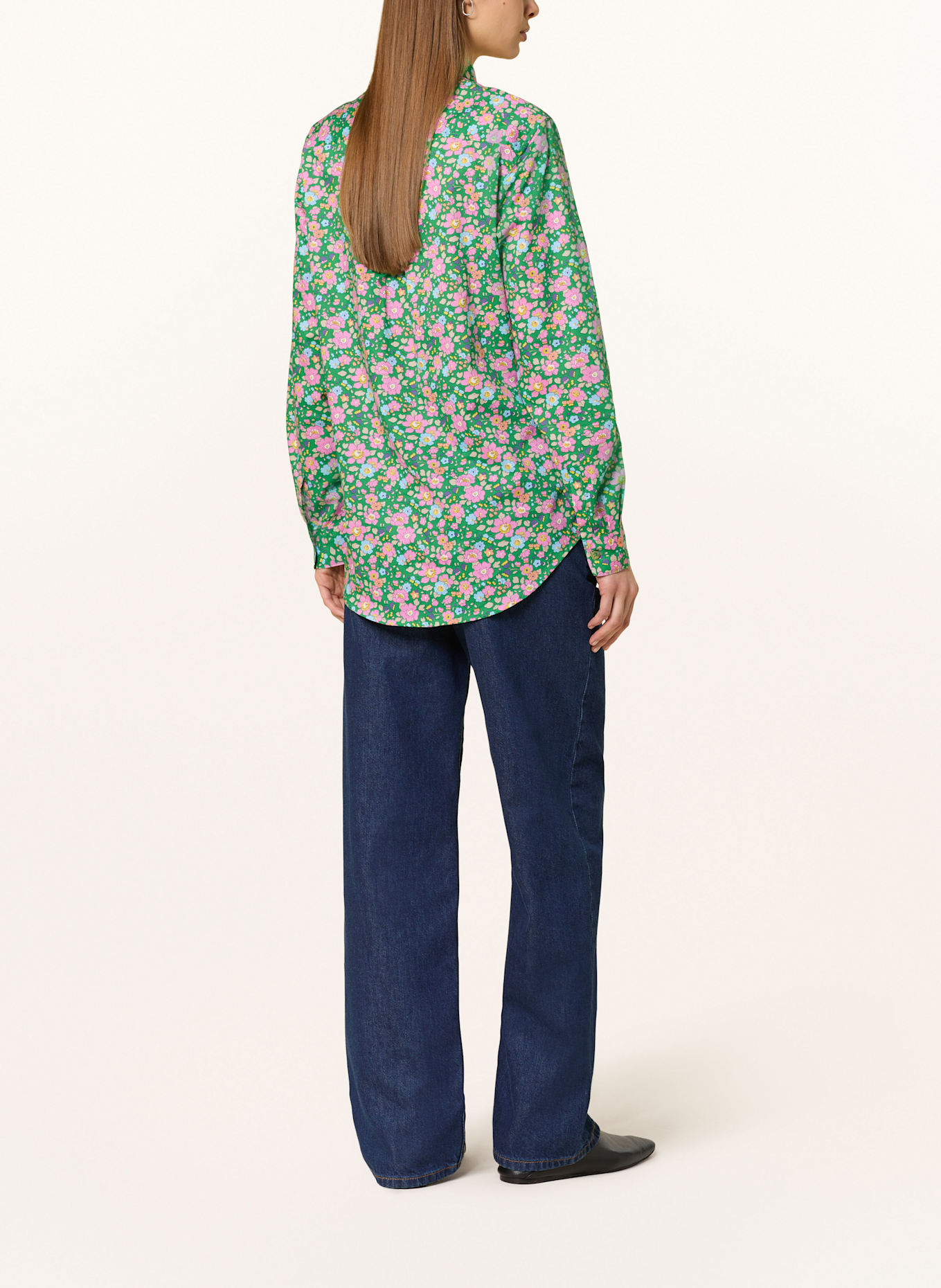 rossana diva Hemdbluse: GRÜN / LILA / ROSA