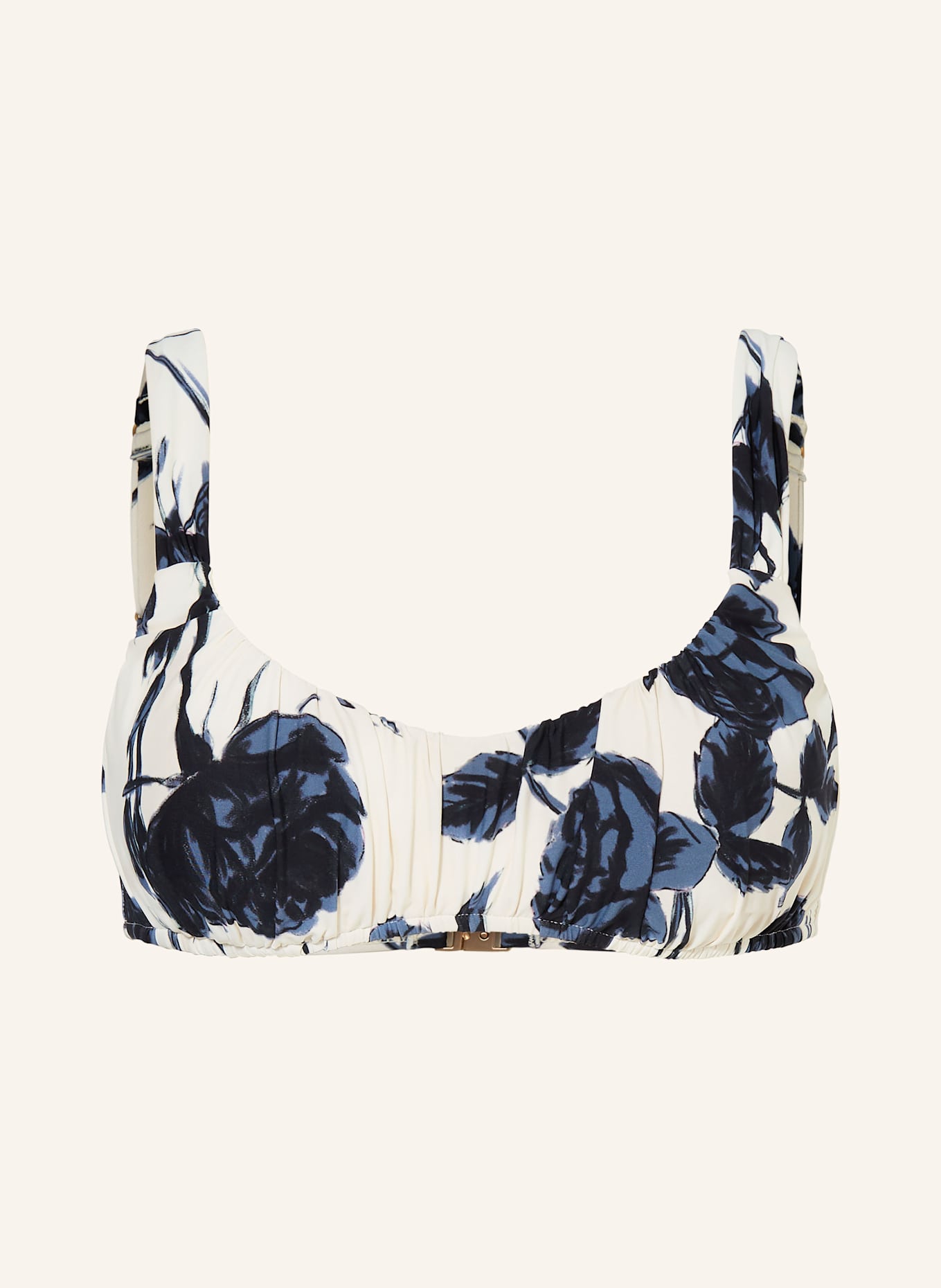 SEAFOLLY Bralette-Bikini-Top ROCOCO: ECRU / BLAU / SCHWARZ