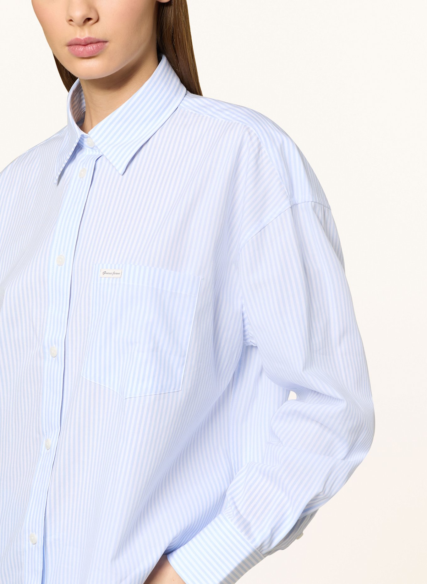 GUESS JEANS Oversized shirt blouse: Кофта кардиган свитер guess original