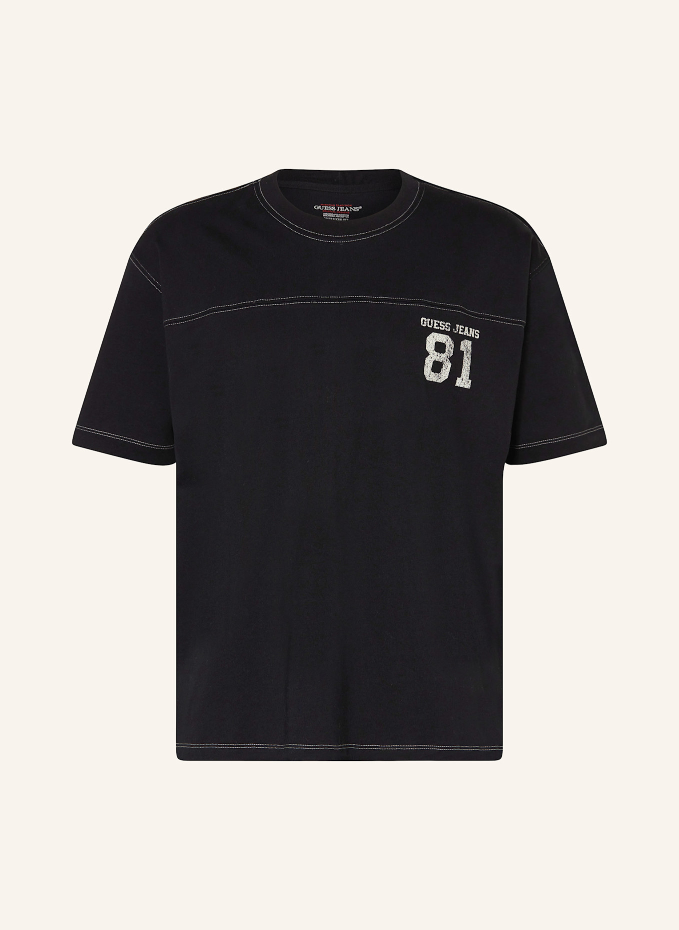 GUESS JEANS T-shirt, Color: BLACK (Image 1)