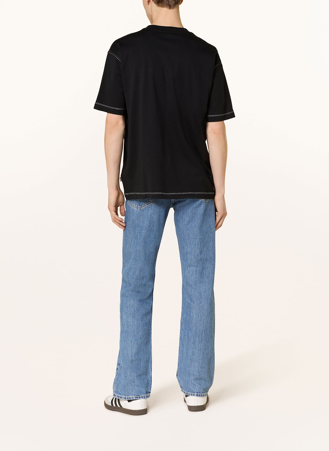 GUESS JEANS T-shirt, Color: BLACK (Image 3)