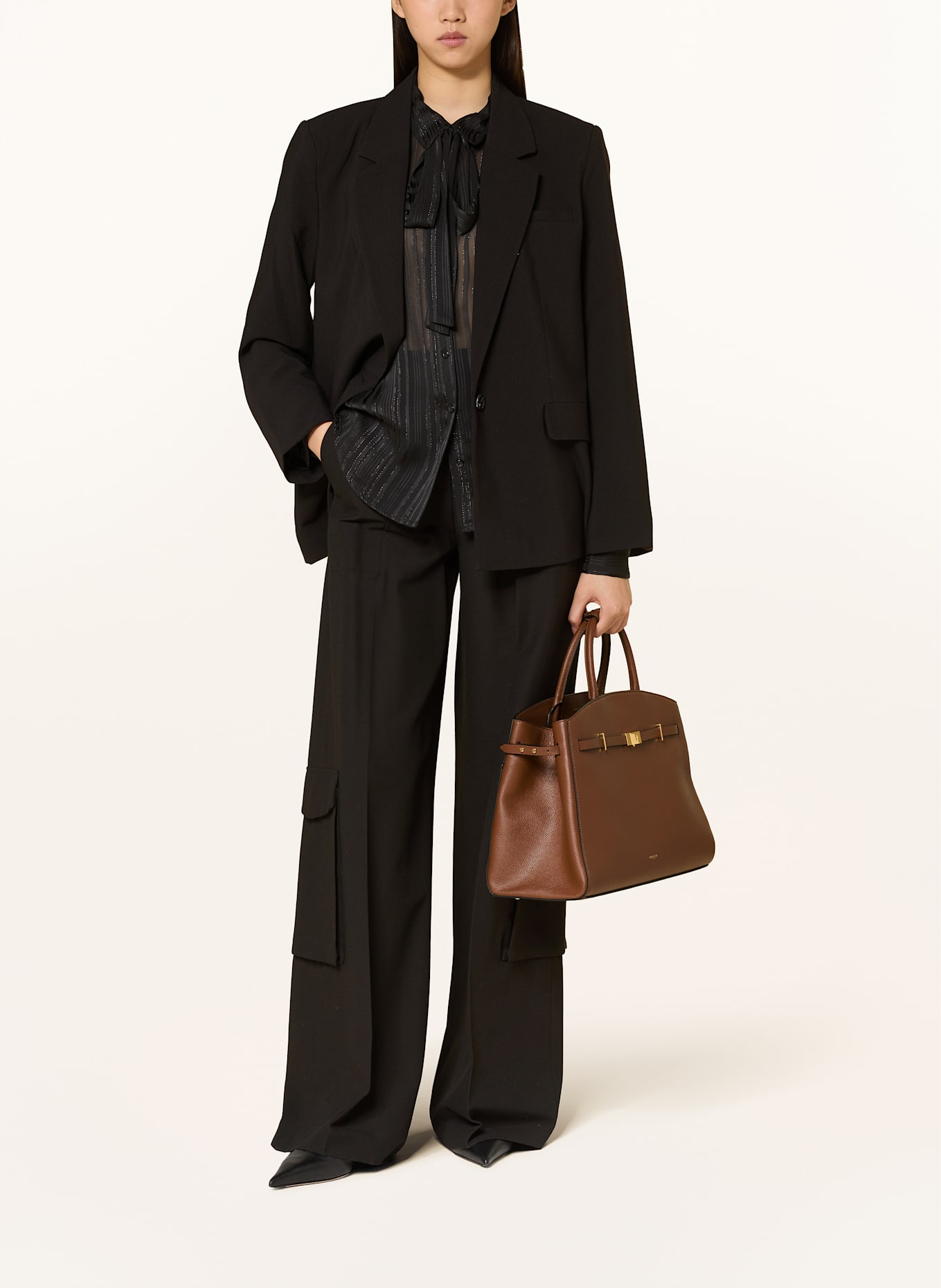 DEMELLIER Torebka THE HUDSON: BRĄZOWY