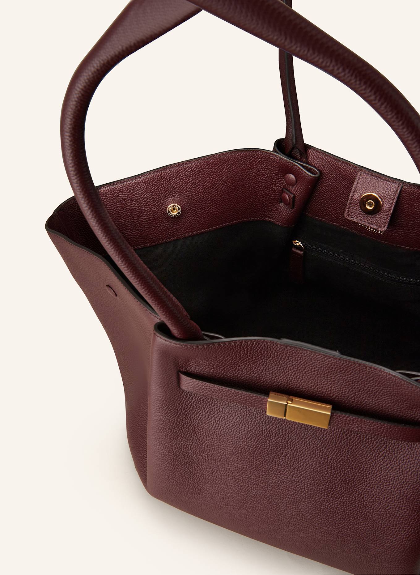 DEMELLIER Shopper NEW YORK LARGE: DARK RED