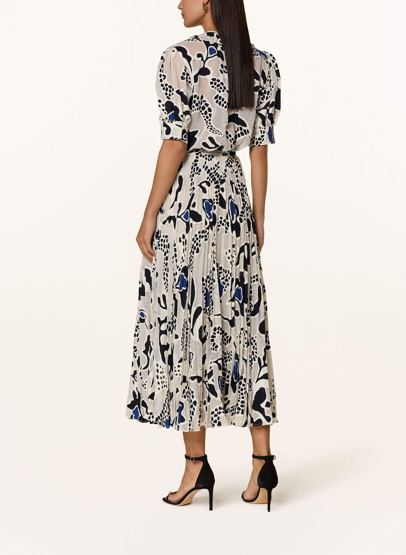 ULLA JOHNSON Halenka MARCELLA s volánky: KRÉMOVÁ / ČERNÁ / MODRÁ