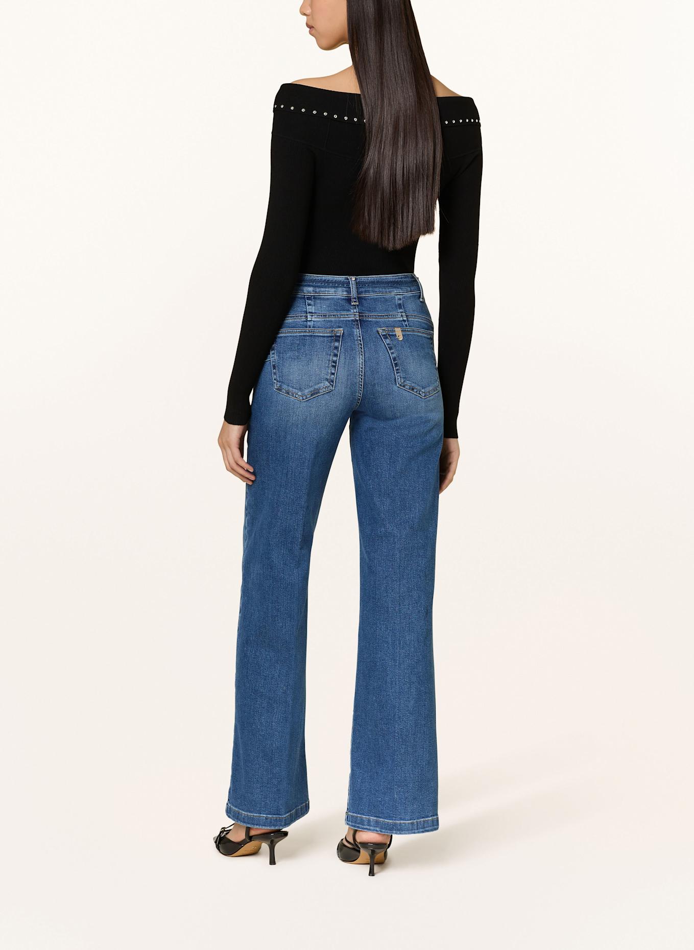 LIU JO Straight jeans: 7L899 Den.Blue bubble wash