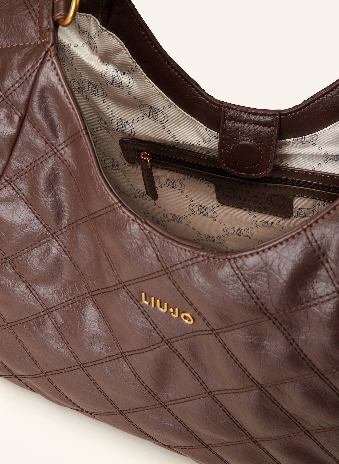 LIU JO Shopper: DARK BROWN