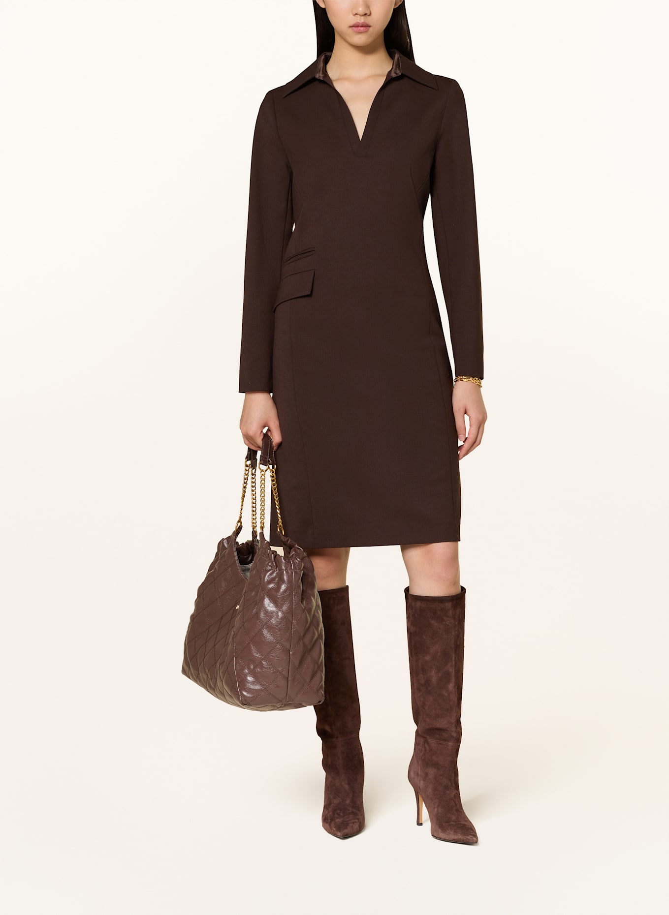 LIU JO Shopper: DARK BROWN