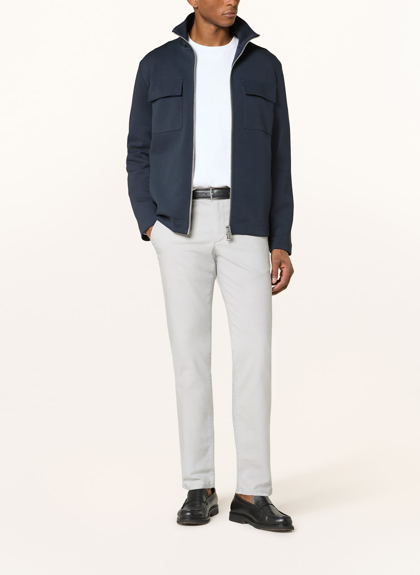 ALBERTO Chinosy LOU-J regular fit: JASNOCZARY