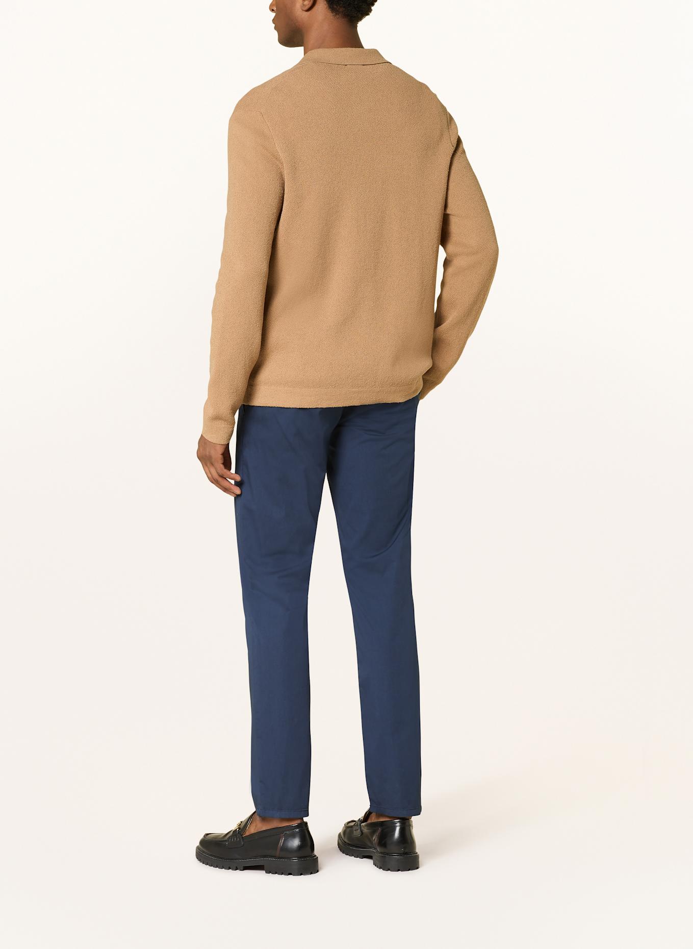ALBERTO Chinosy LOU regular fit: GRANATOWY