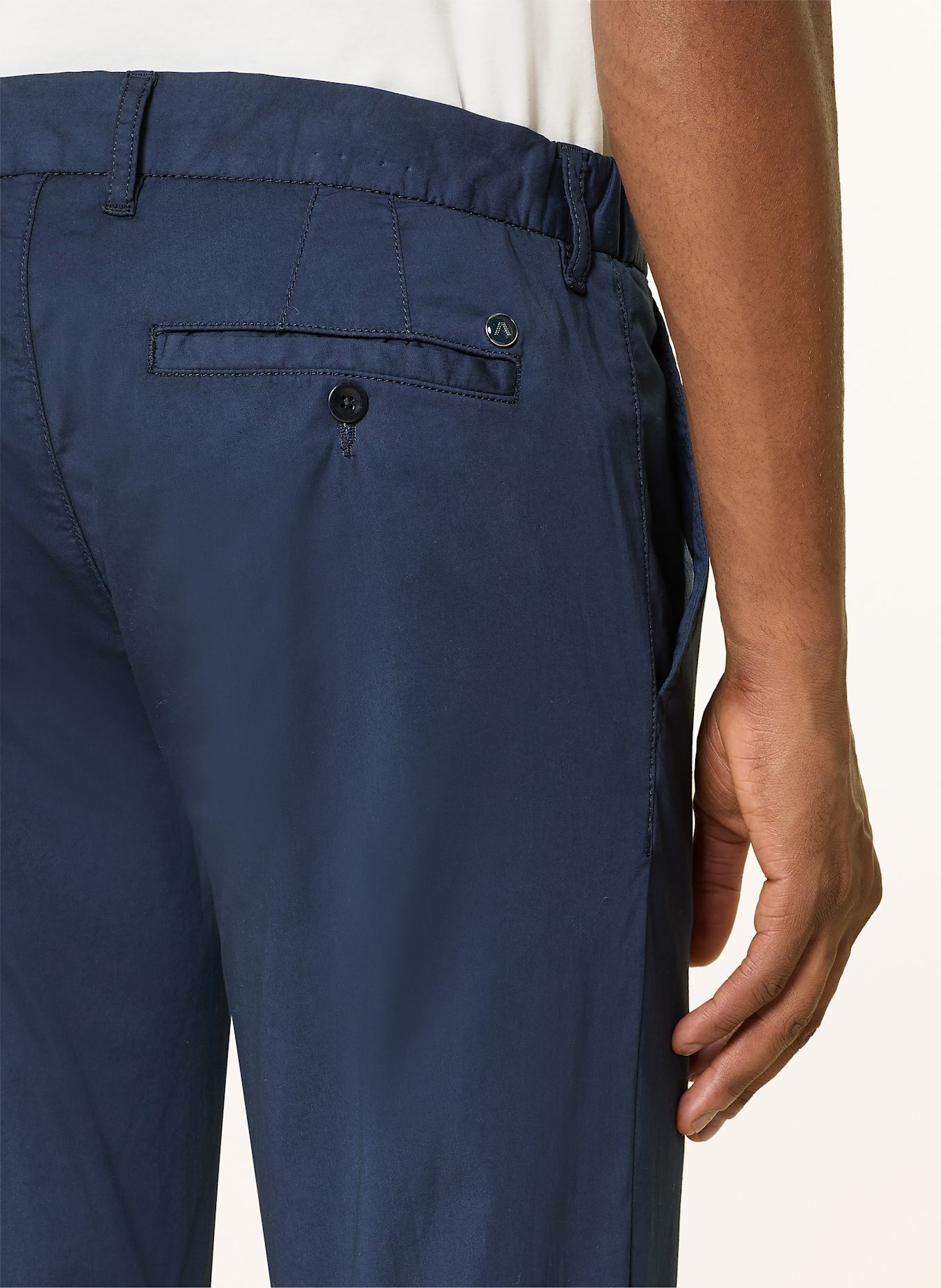 ALBERTO Chinosy LOU regular fit: GRANATOWY