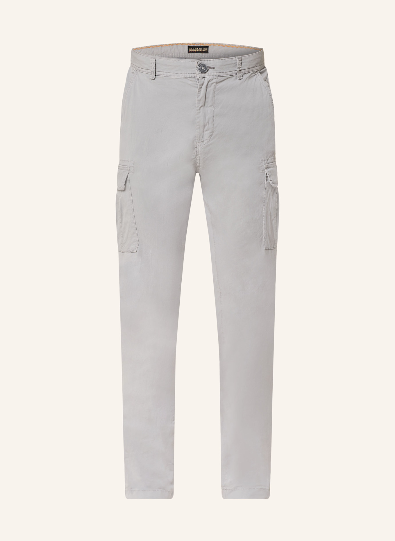 NAPAPIJRI YASUNI extra slim fit" cargo pants: LIGHT GRAY