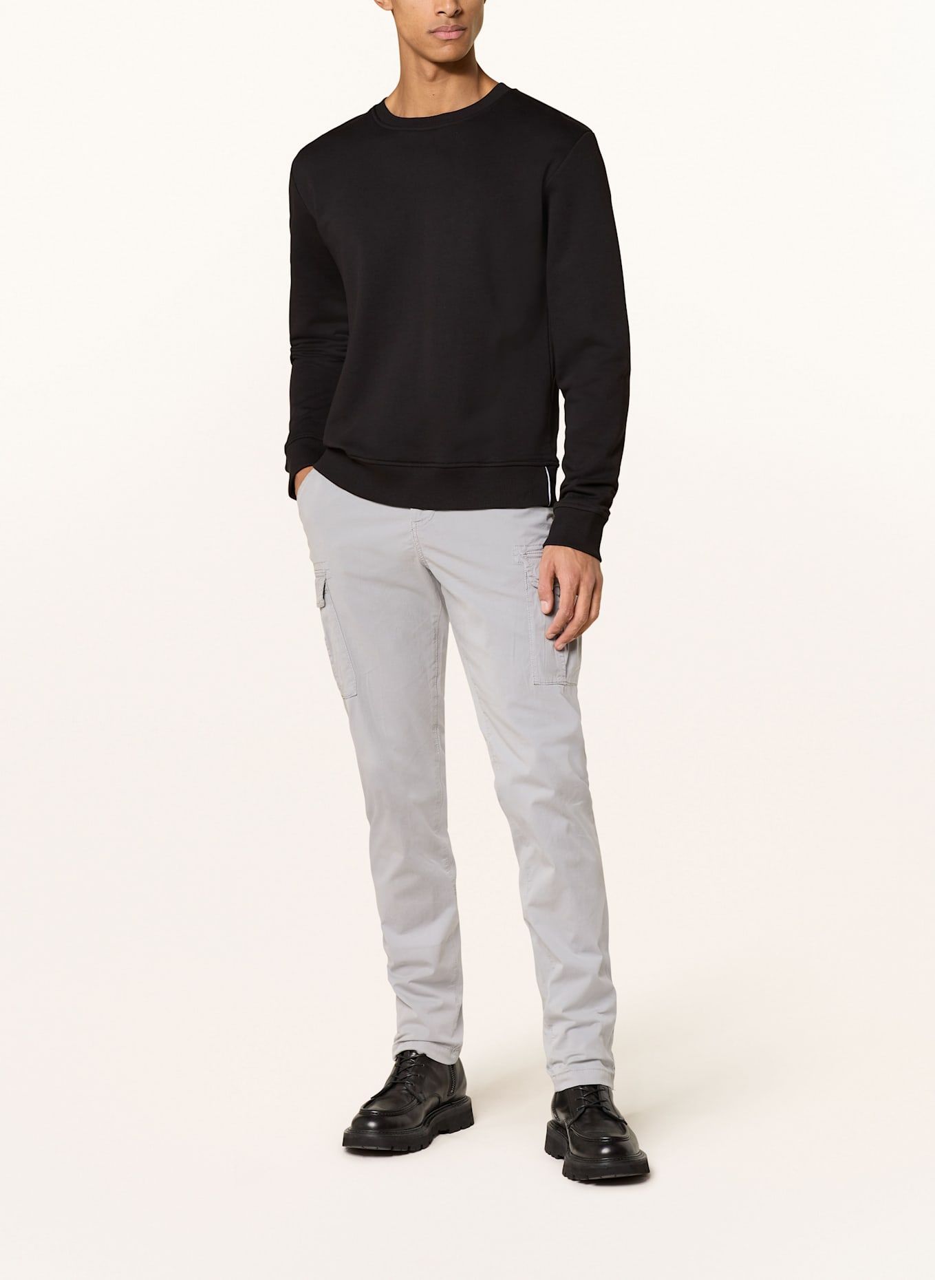 NAPAPIJRI YASUNI extra slim fit" cargo pants: LIGHT GRAY