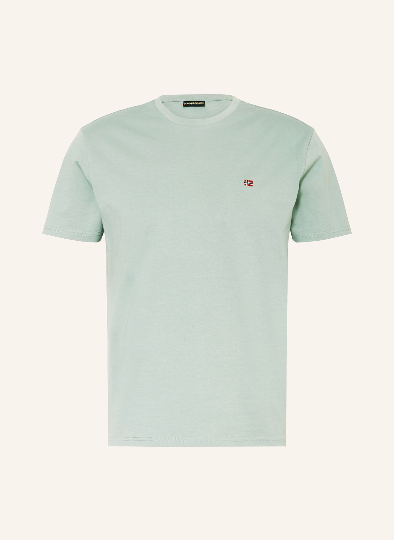 NAPAPIJRI T-shirt SALIS: LIGHT GREEN